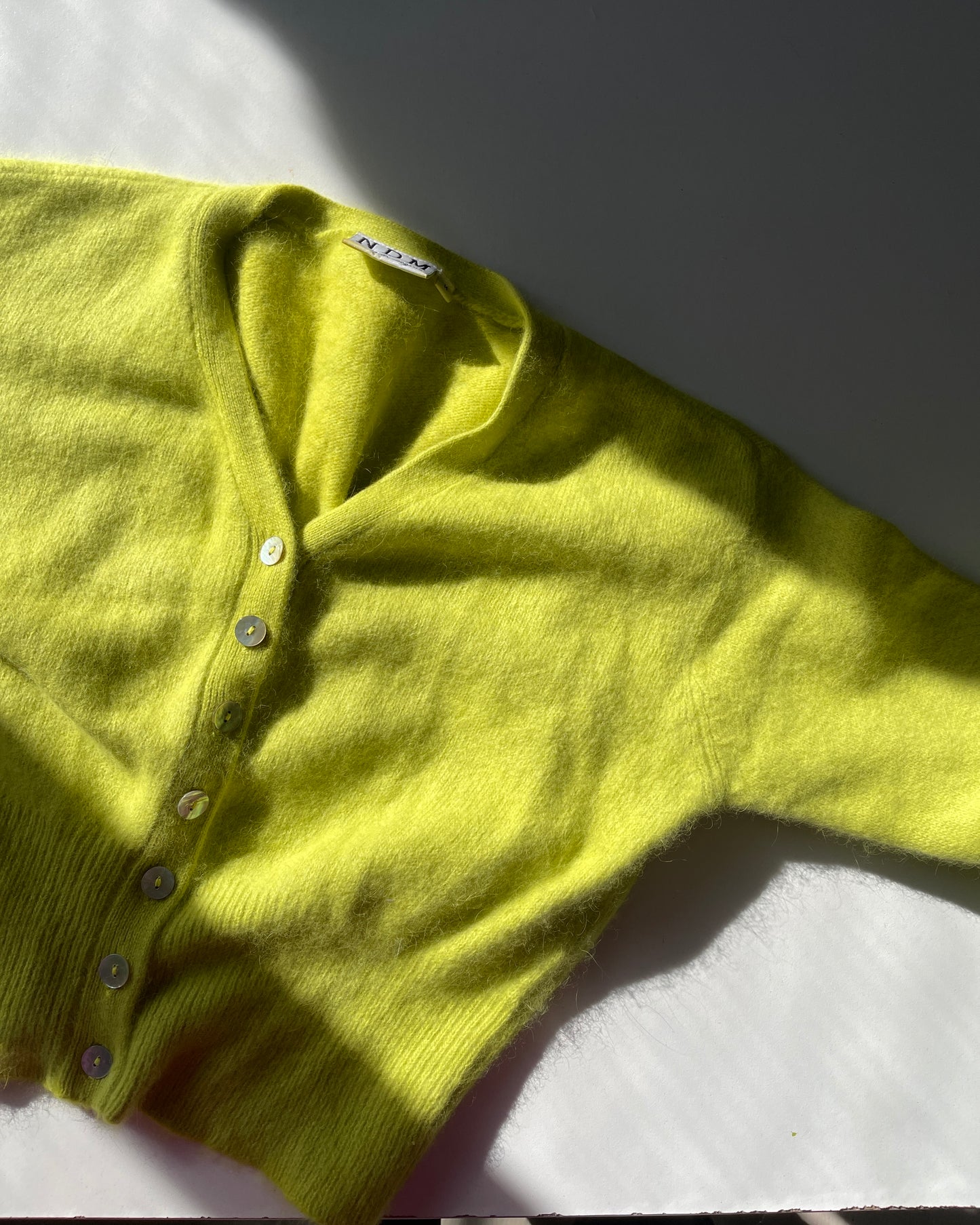 Angora wool twin-set