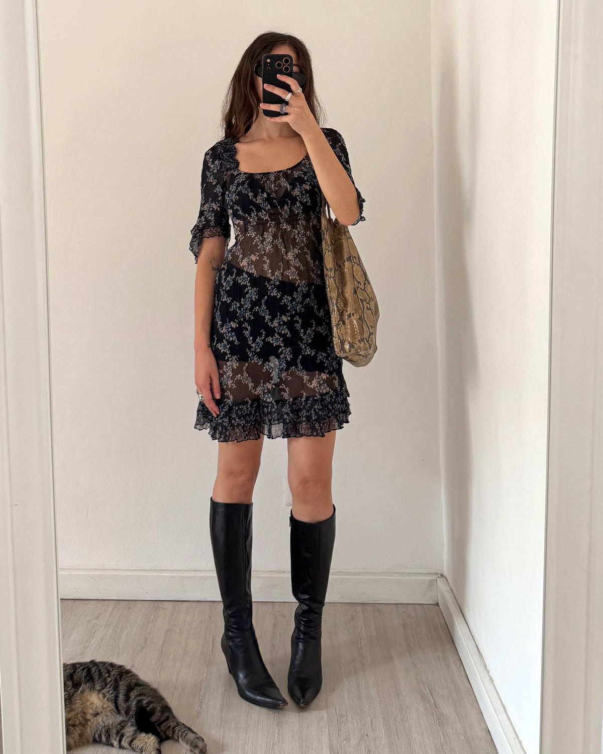 Max&co silk mini dress