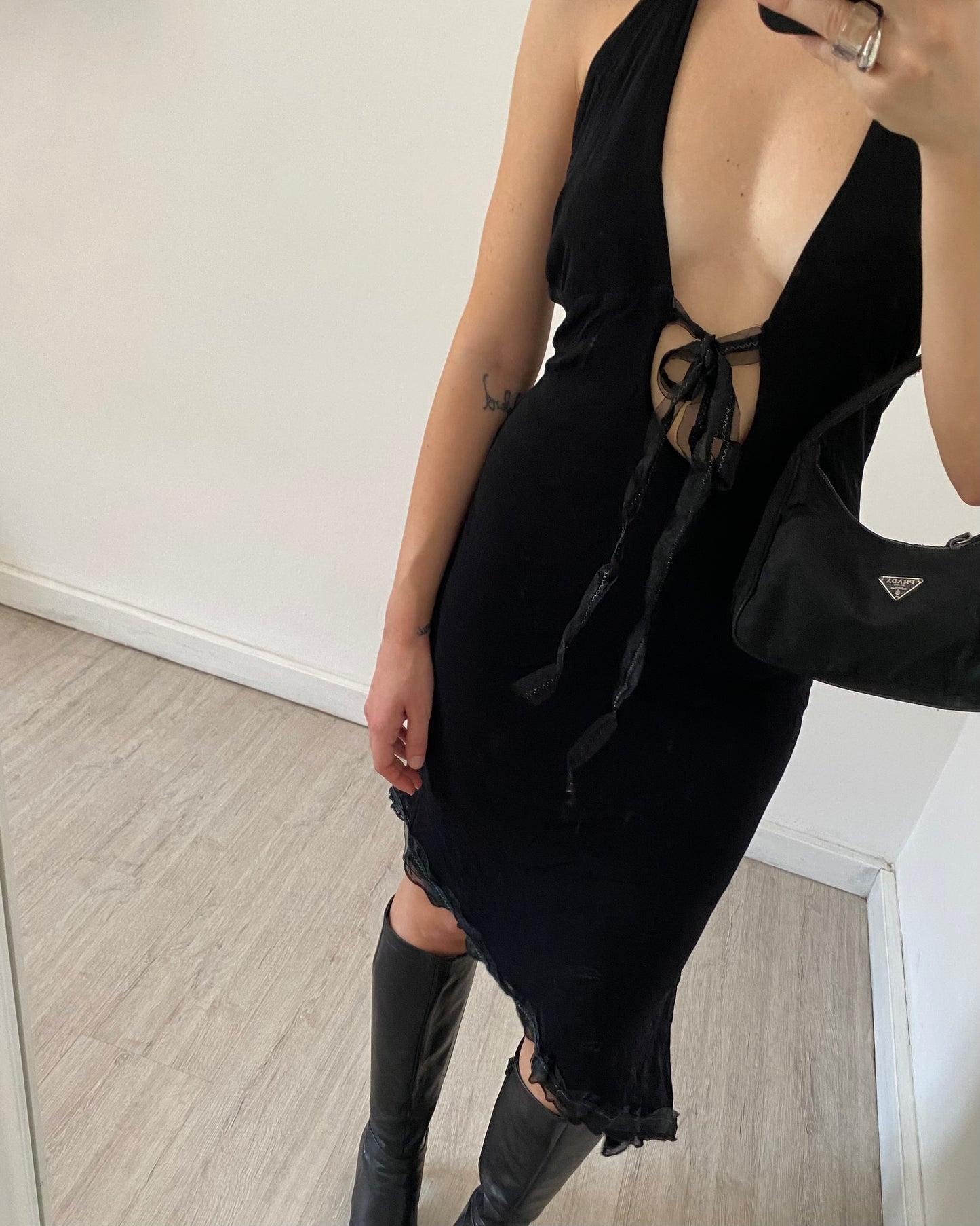 00s asymmetric dress