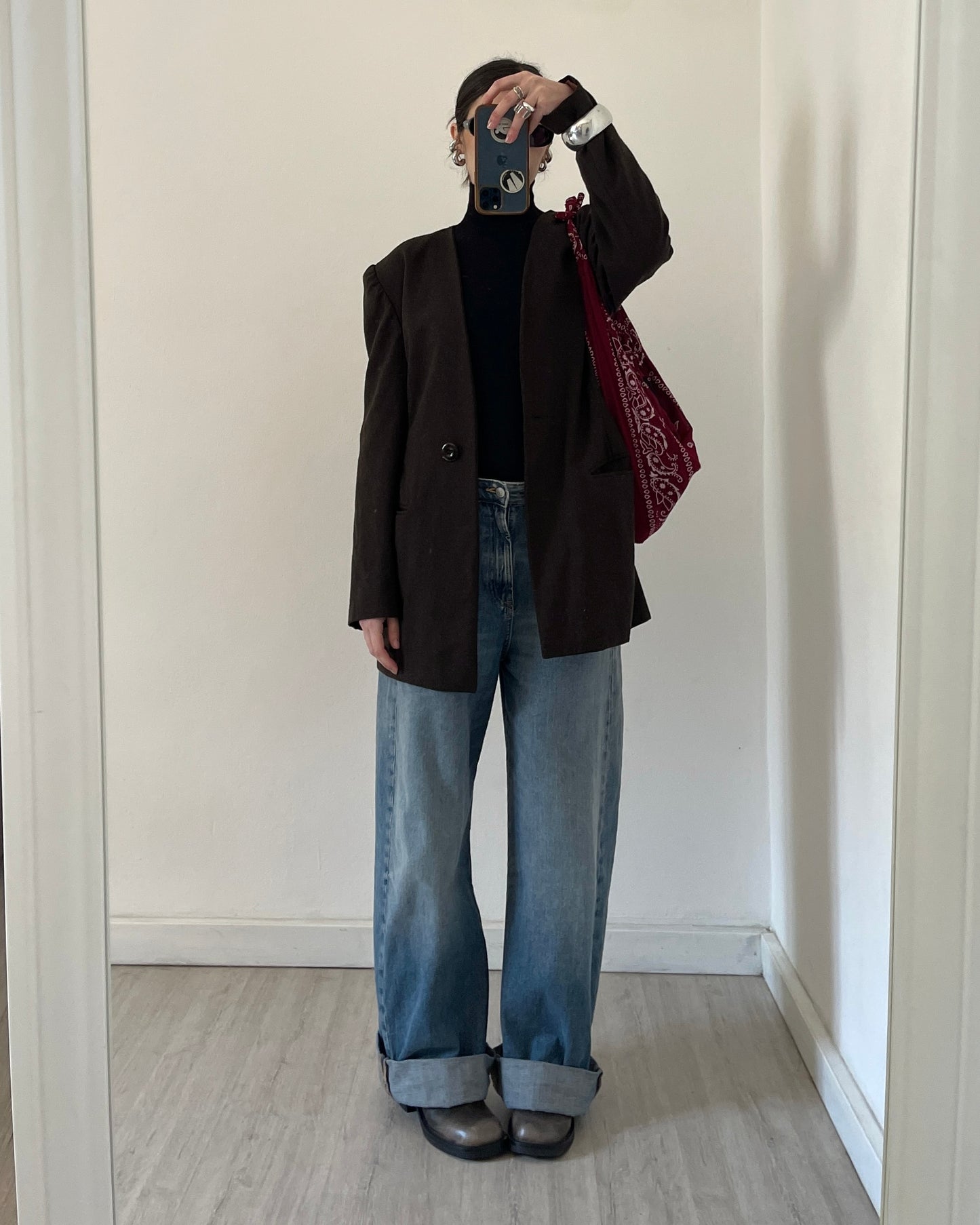 Structured wool blazer