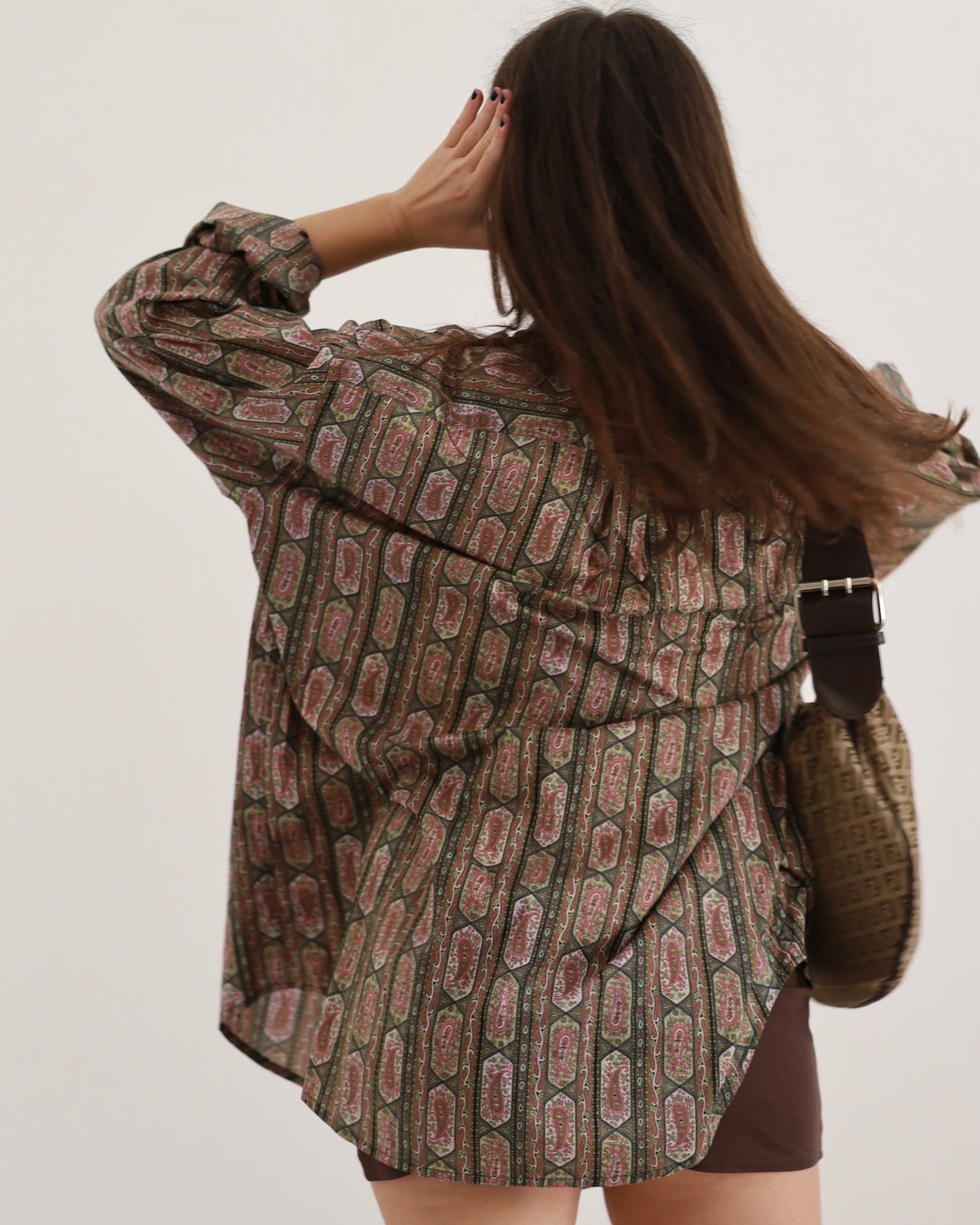 Cacharel paisley print shirt