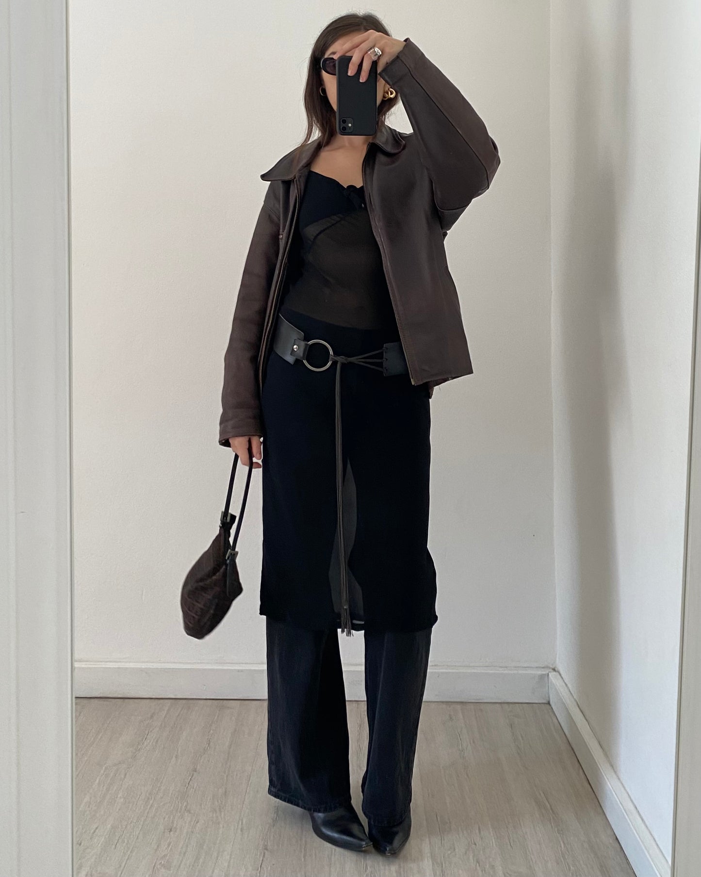 00s sheer midi dress