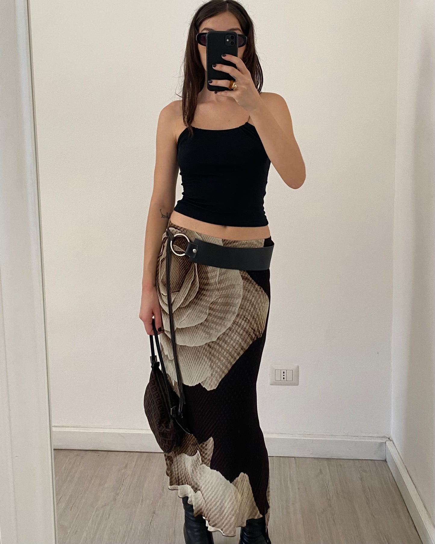 Beaded halterneck top