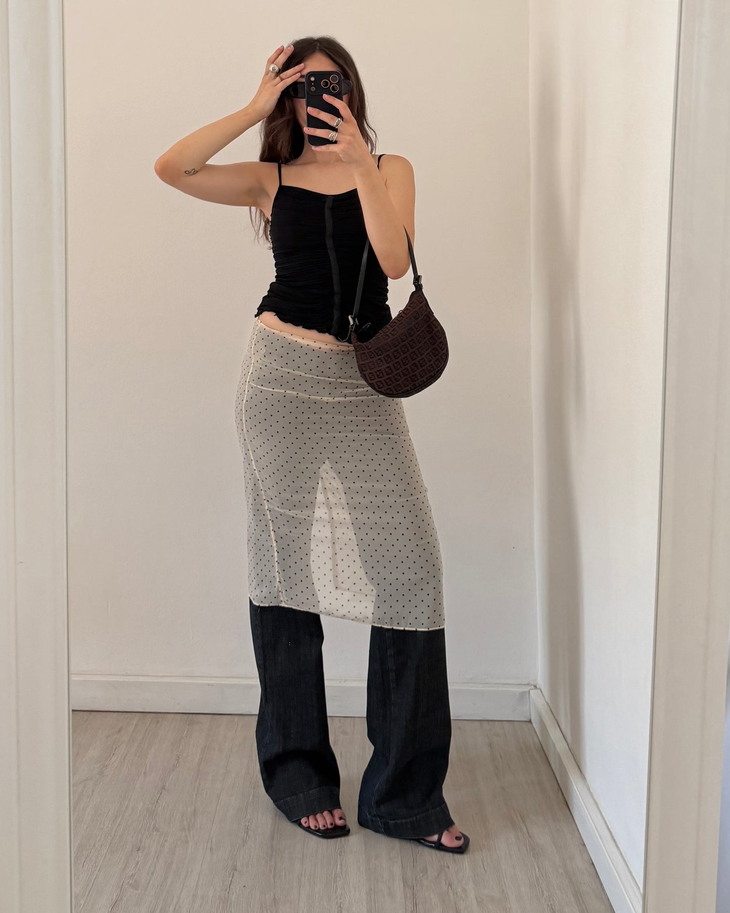 y2k ruched top