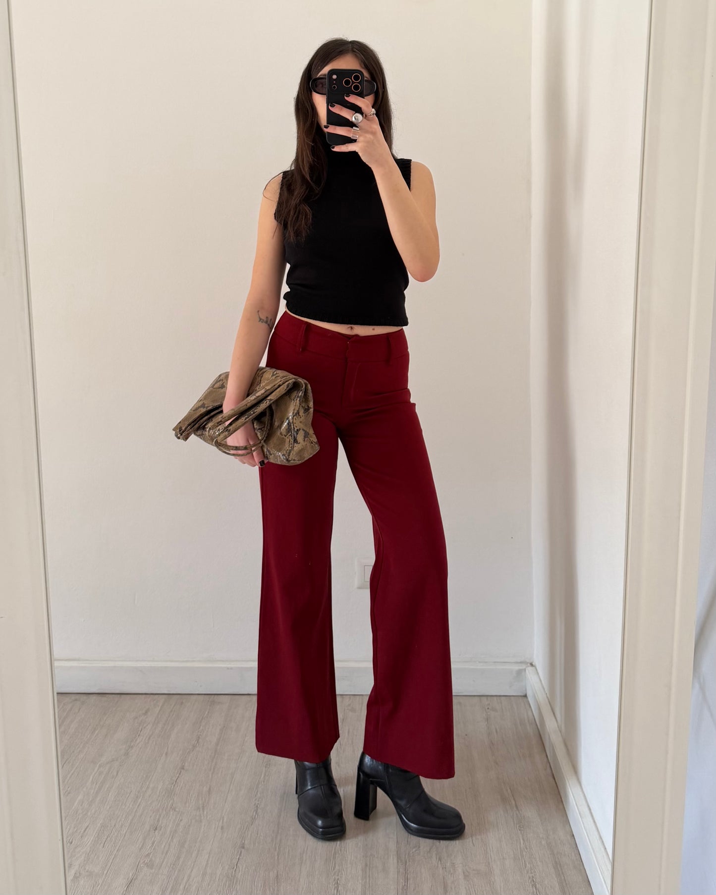 00s straight leg trousers