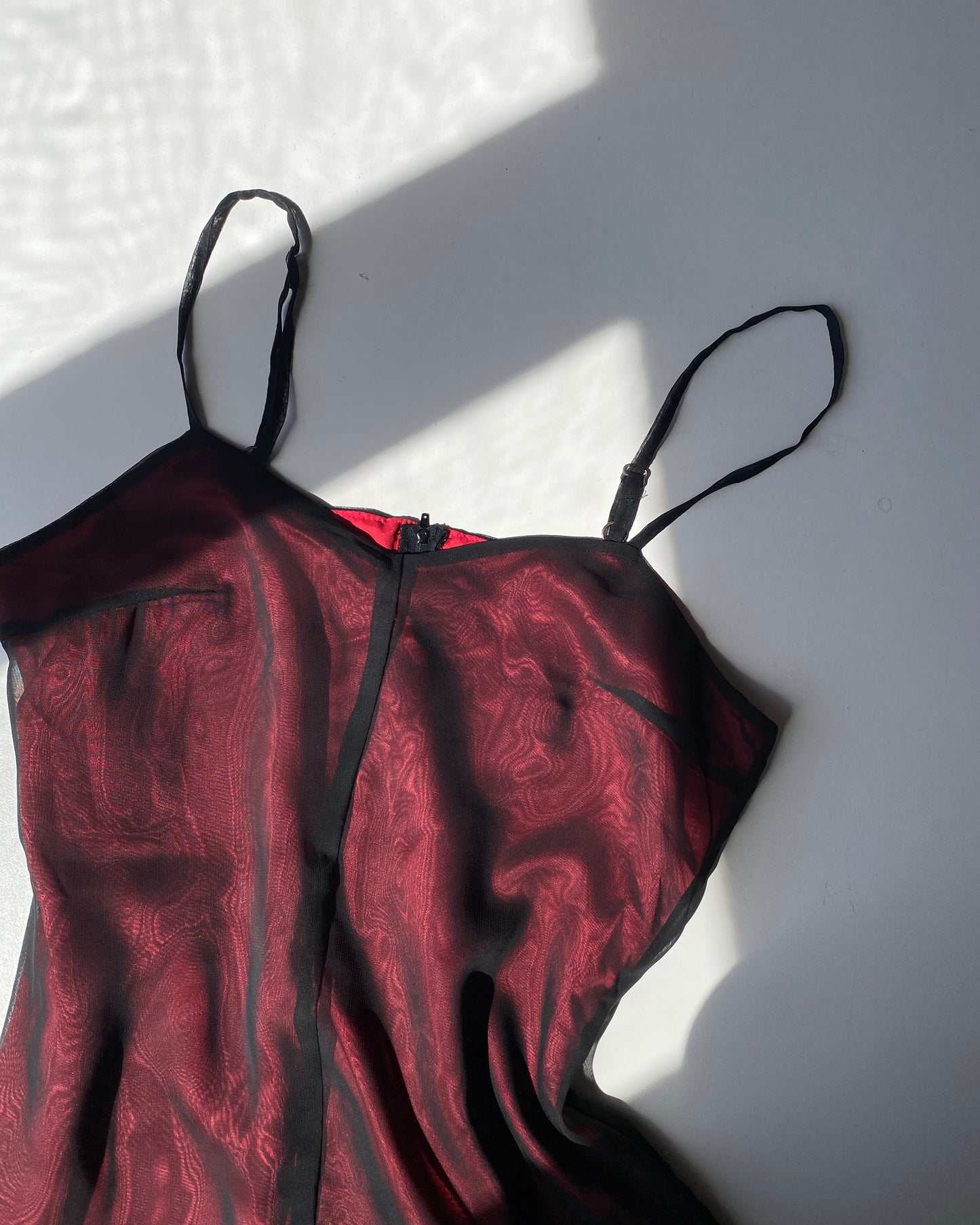 00s double layered mini dress