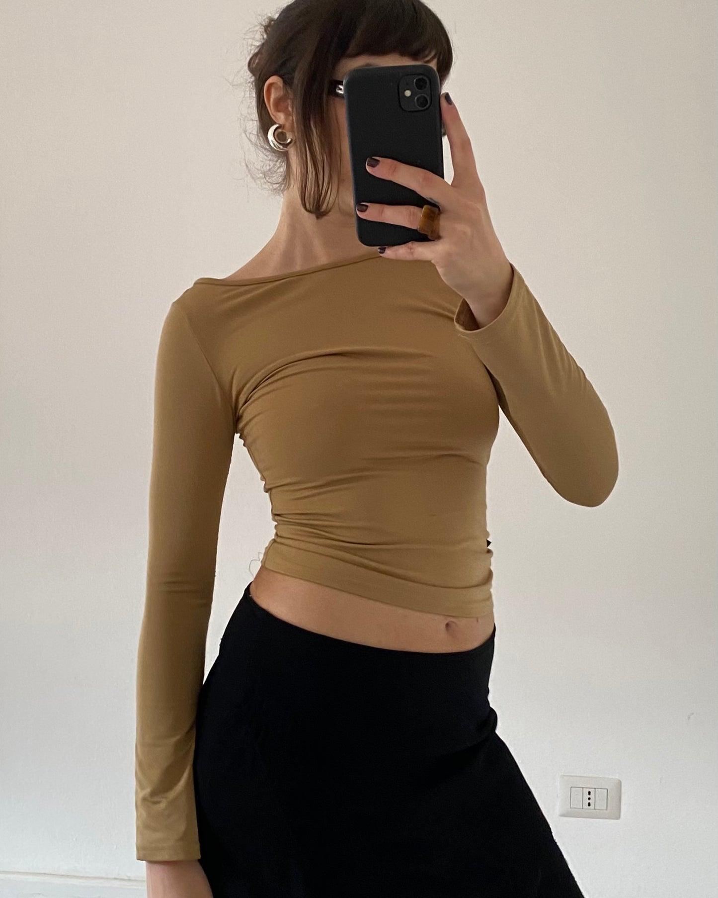 Y2k long sleeves top