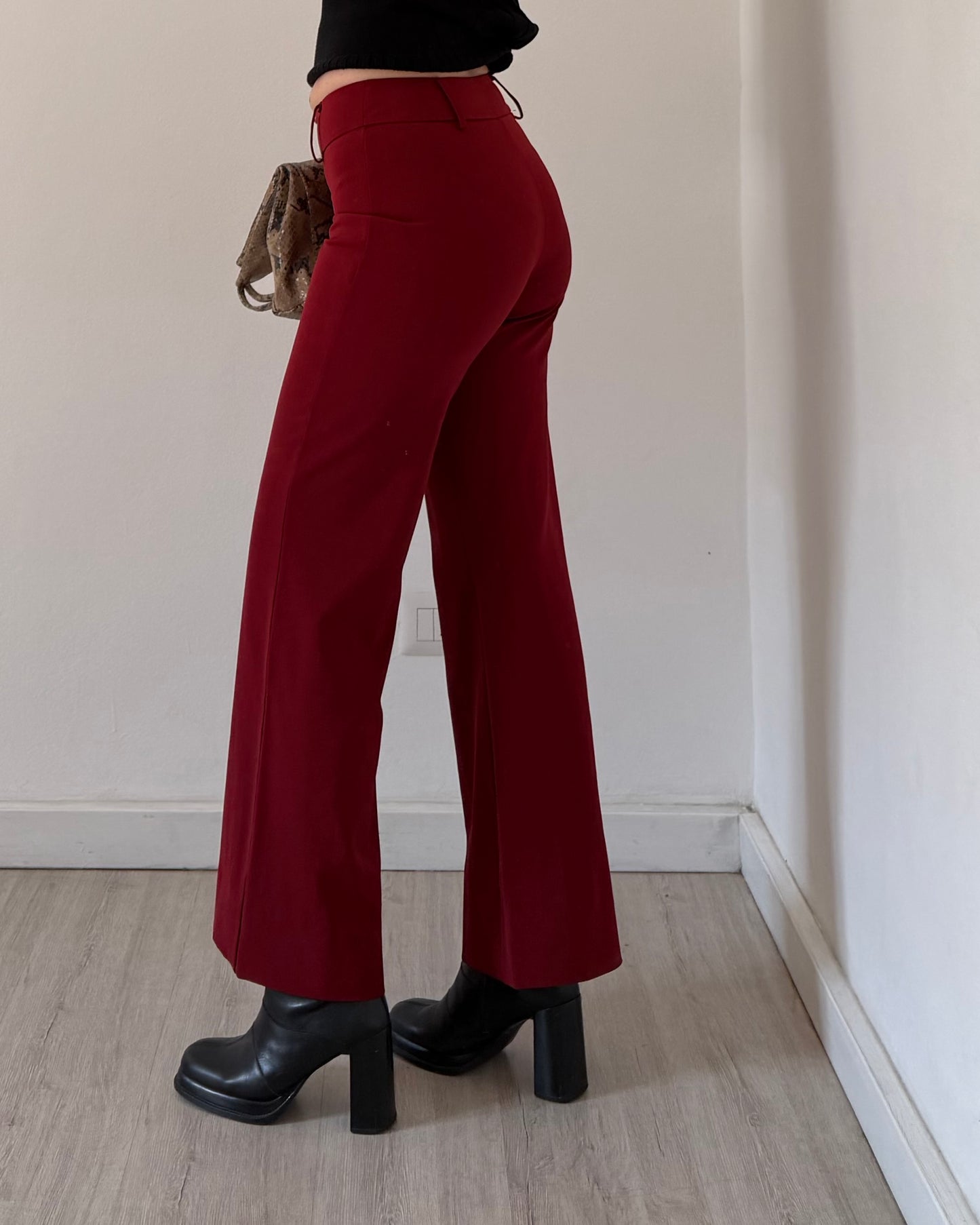 00s straight leg trousers