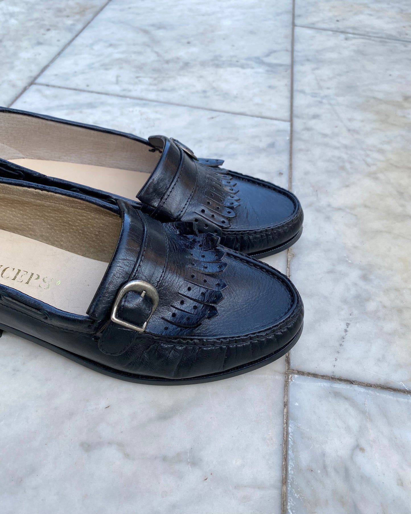 Vintage leather loafers