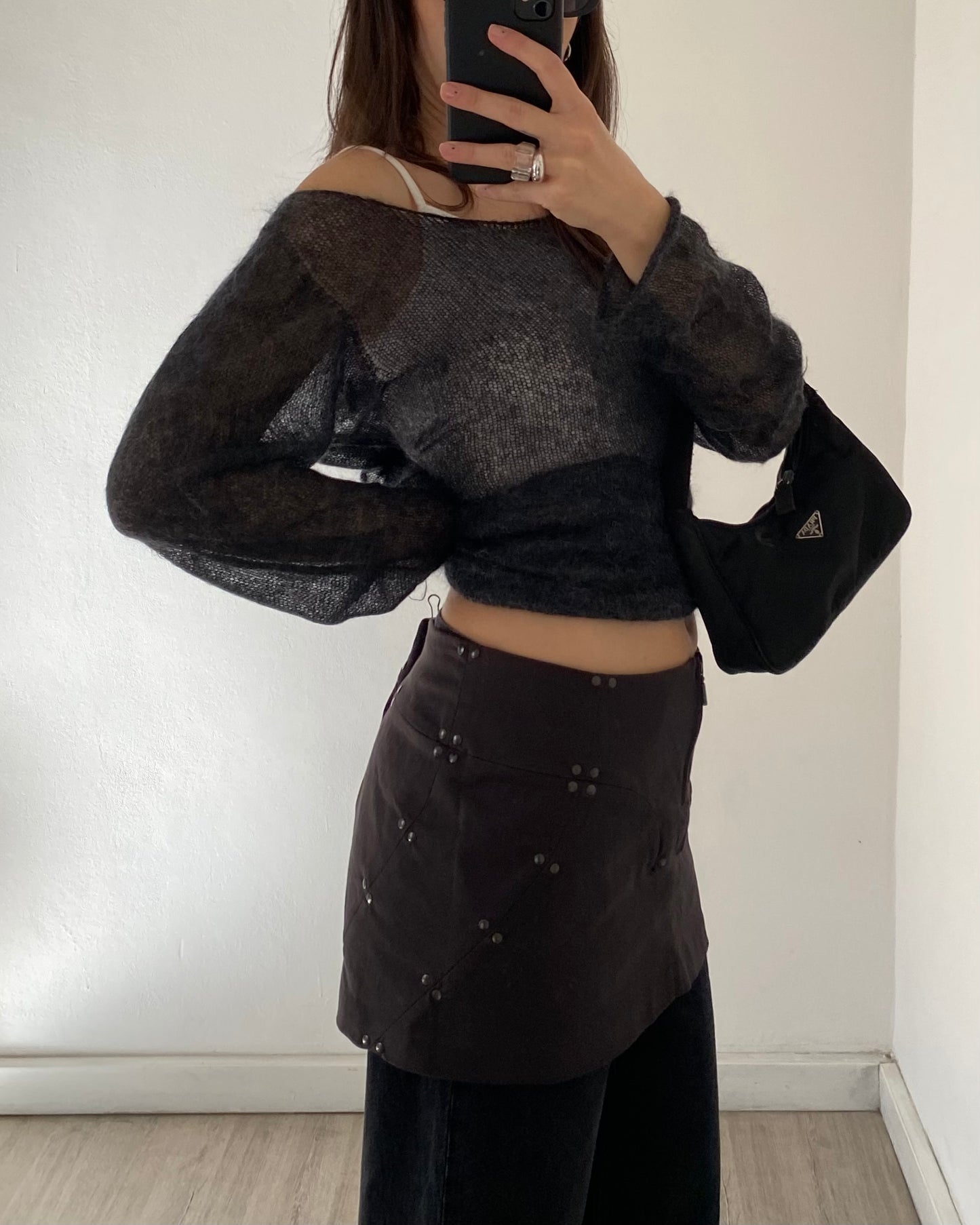 Plein Sud studded mini skirt