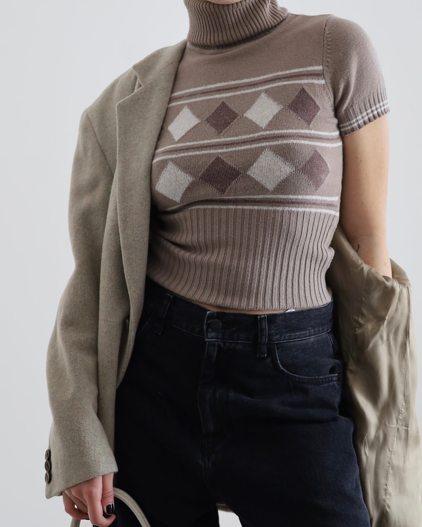 Cashmere knit top