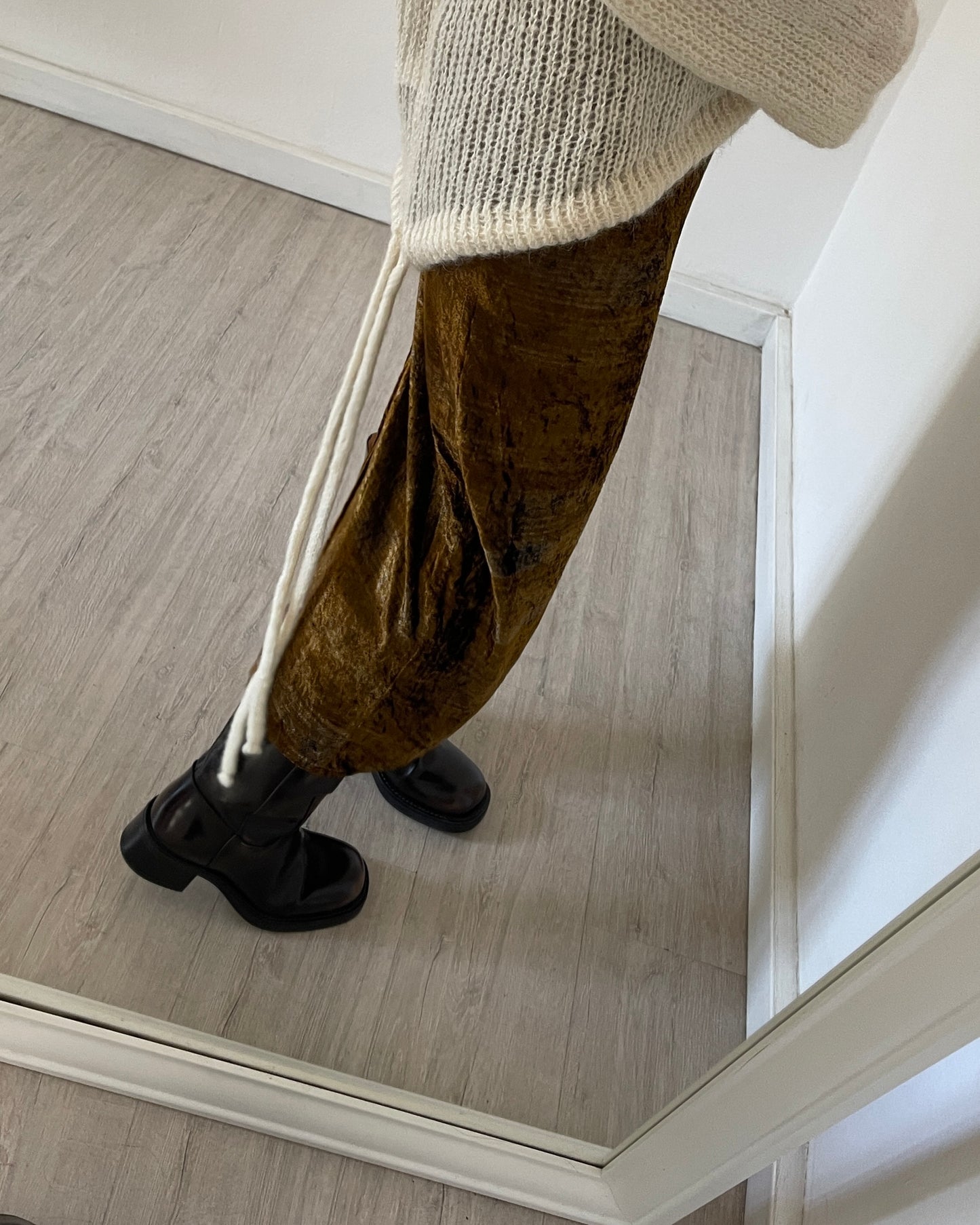 Ferrero Rocher midi skirt