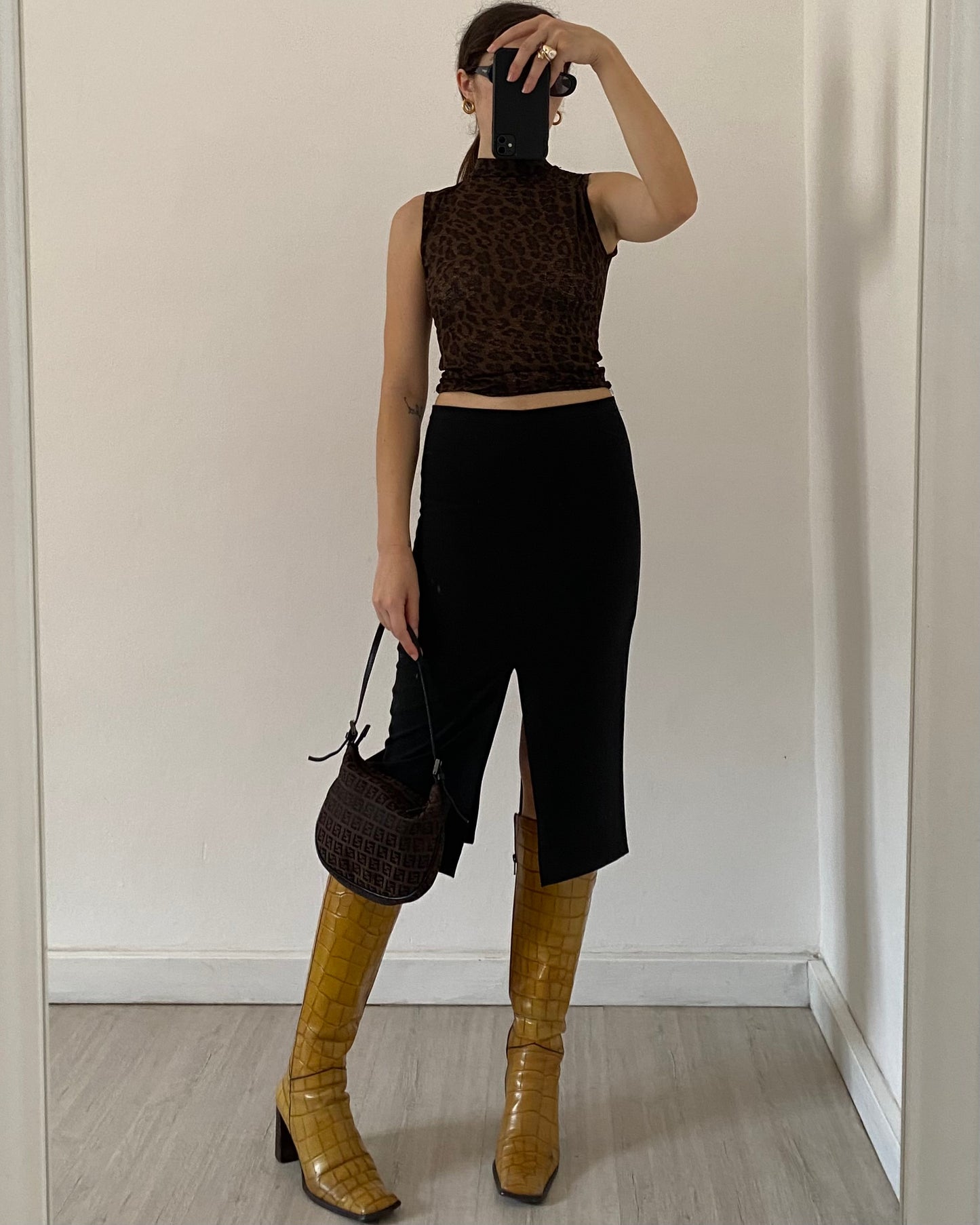 00s double slit skirt