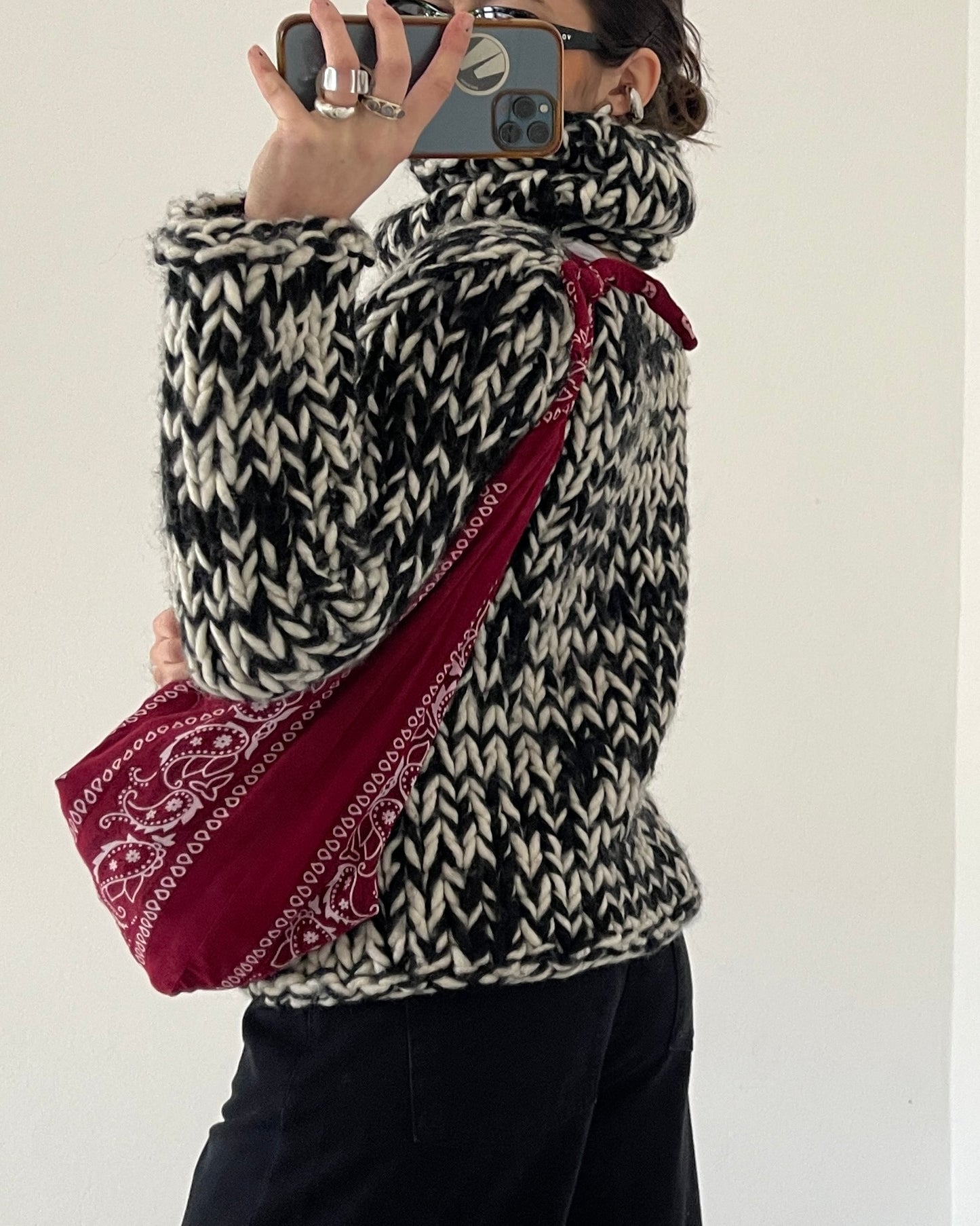 Chunky wool cardigan by Max&co