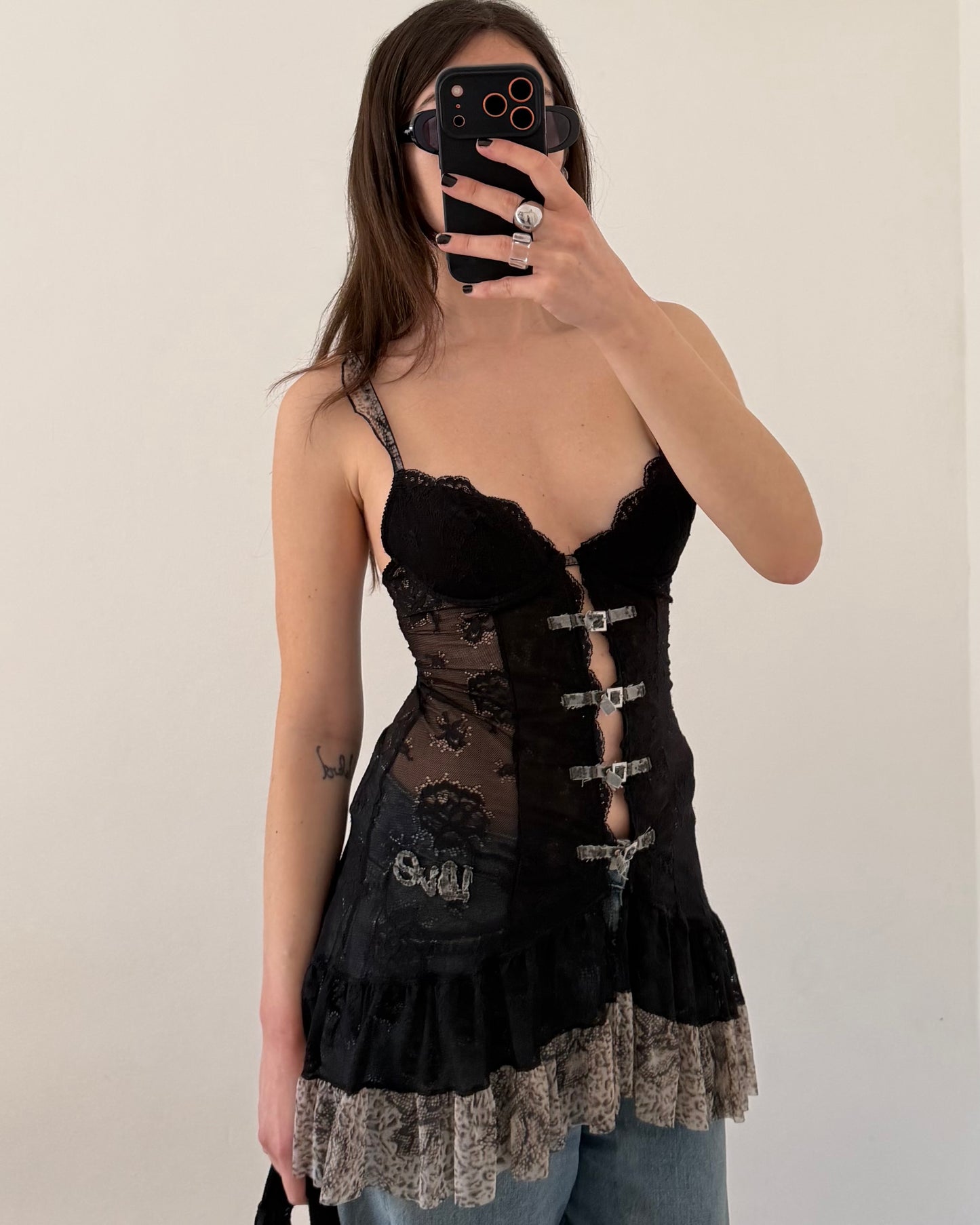 Lace corset top
