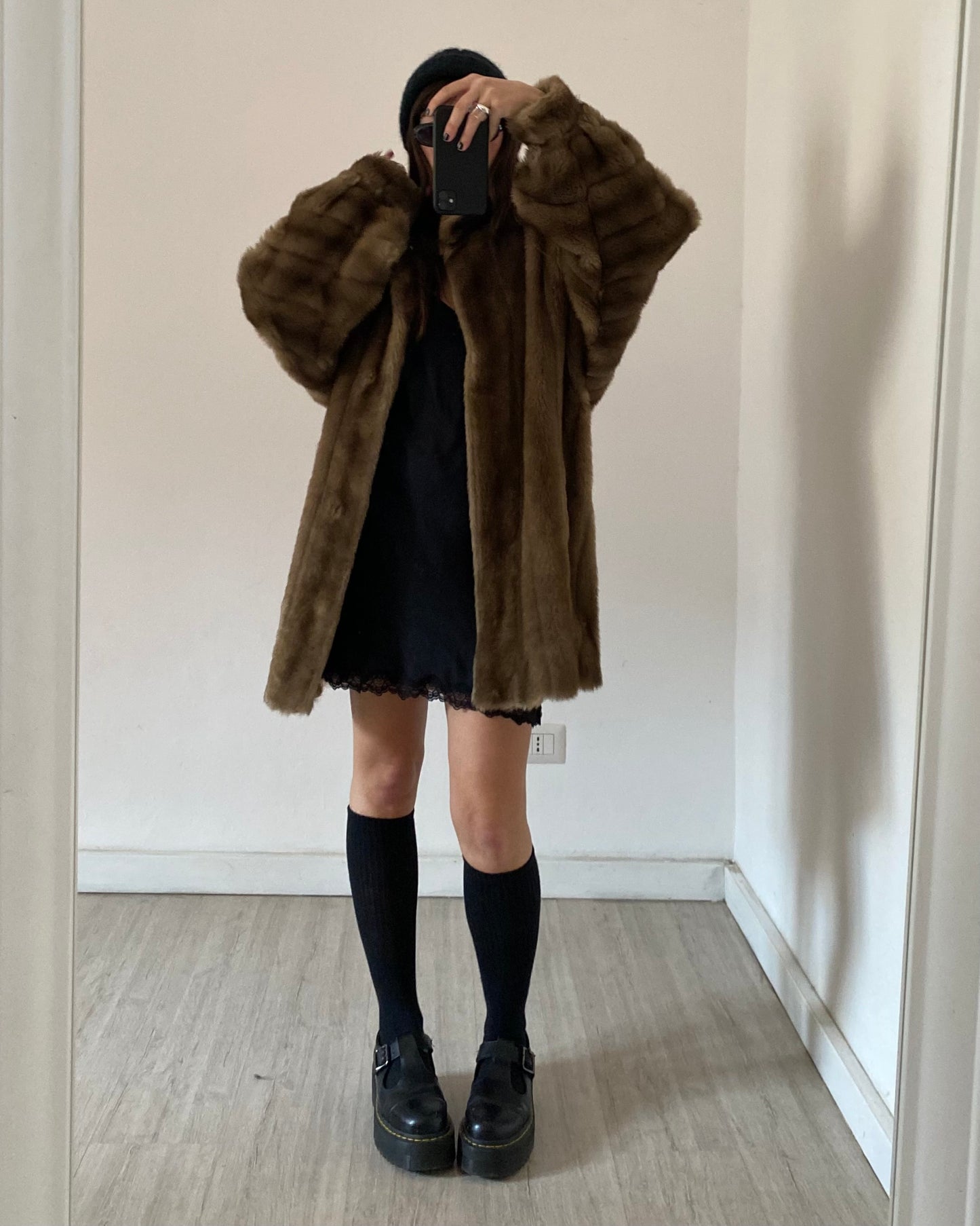 Vintage faux fur