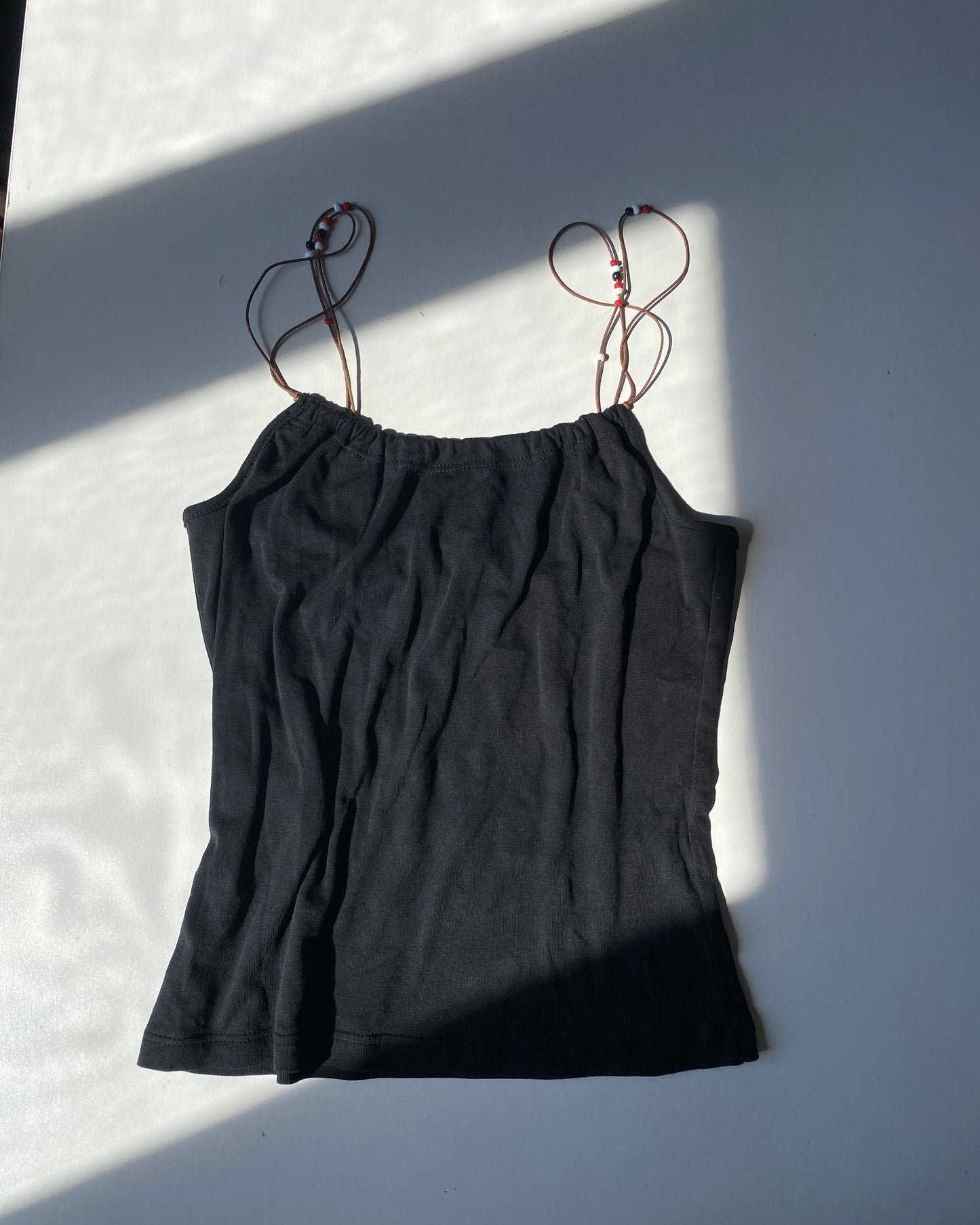 Beaded halterneck top