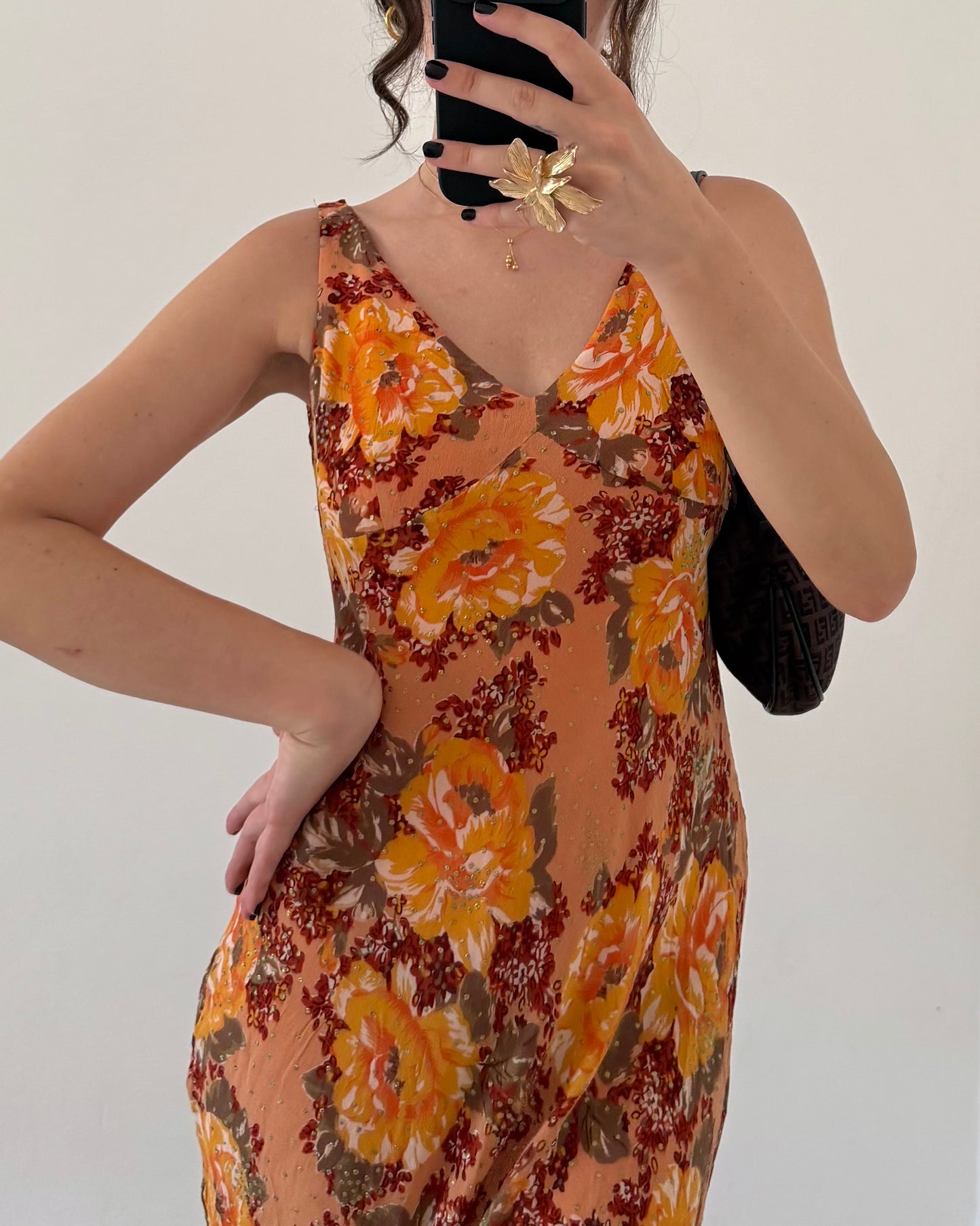 00s embellished midi dress