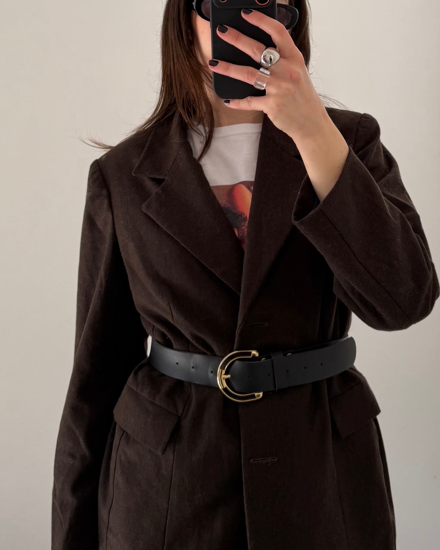 Chocolate brown blazer