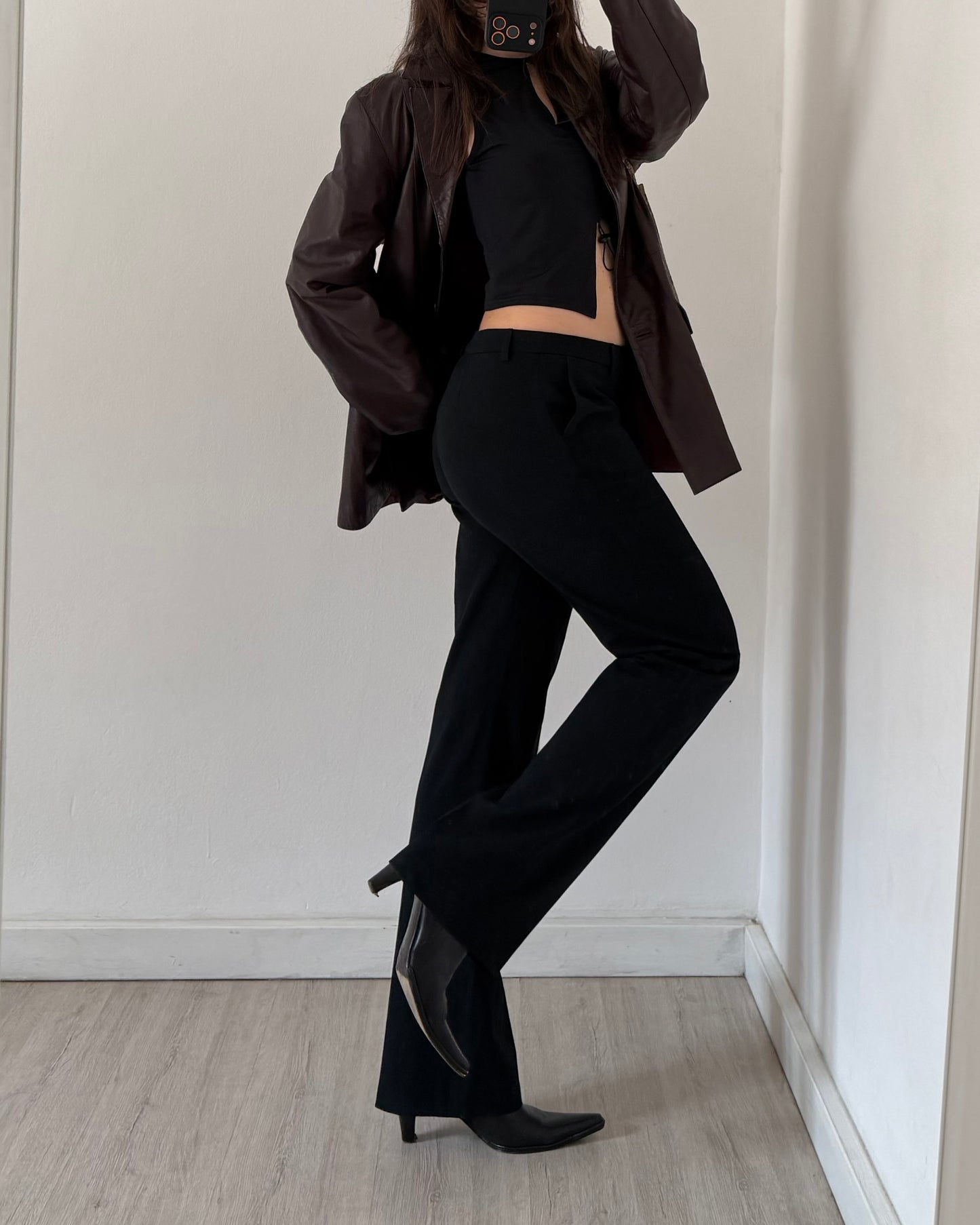 Pinko straight leg suit trousers
