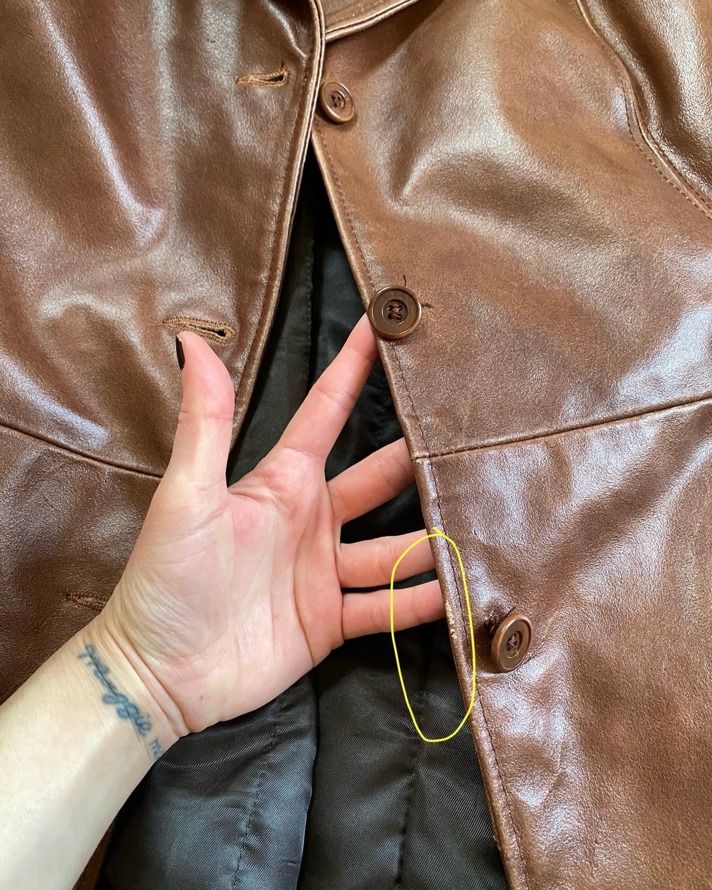 Caramel leather jacket