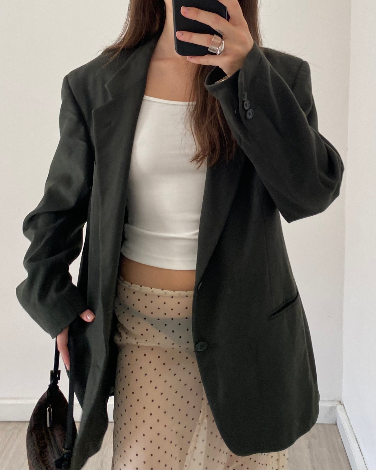 Cashmere and wool blazer