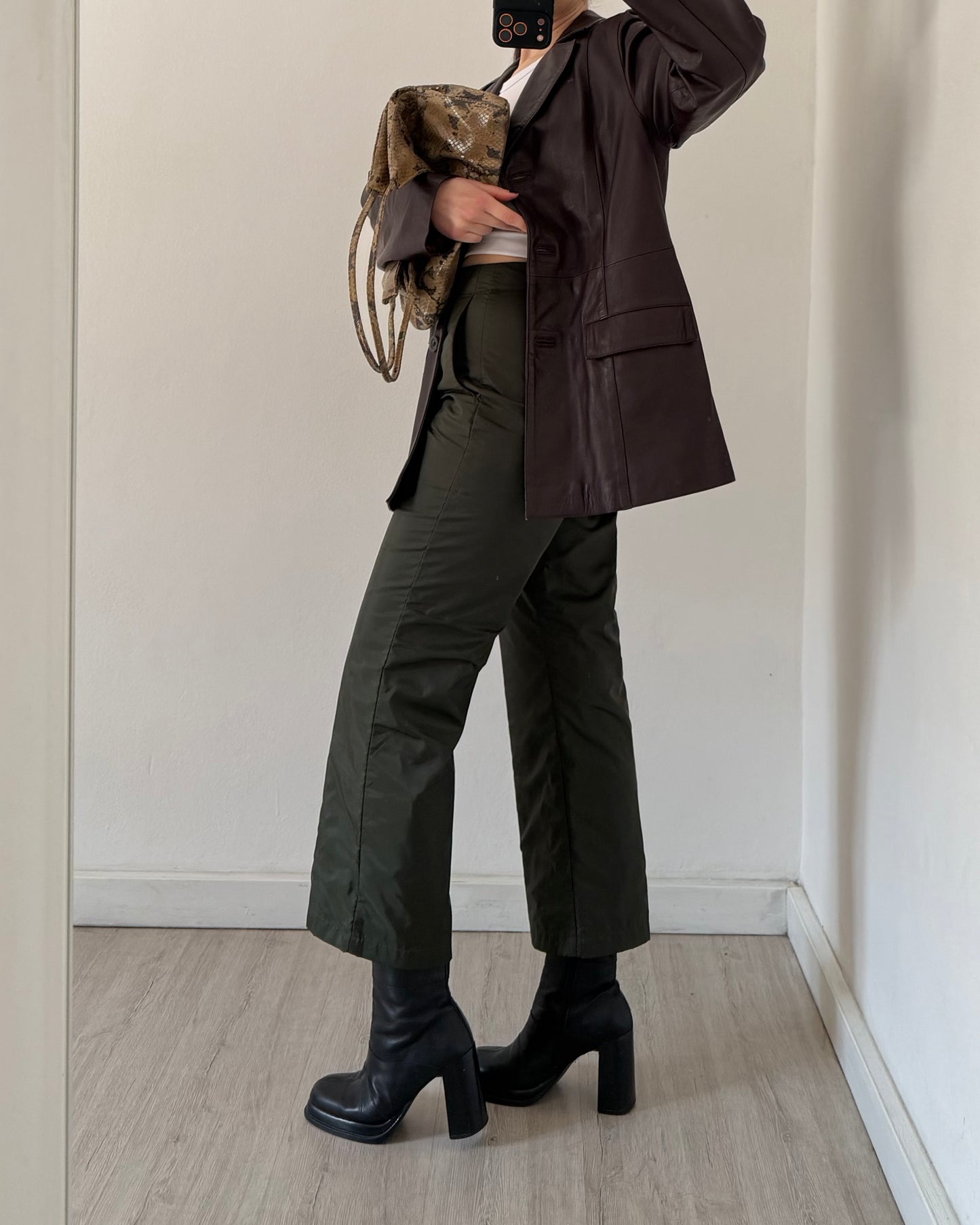 Fendissime by Fendi nylon trousers