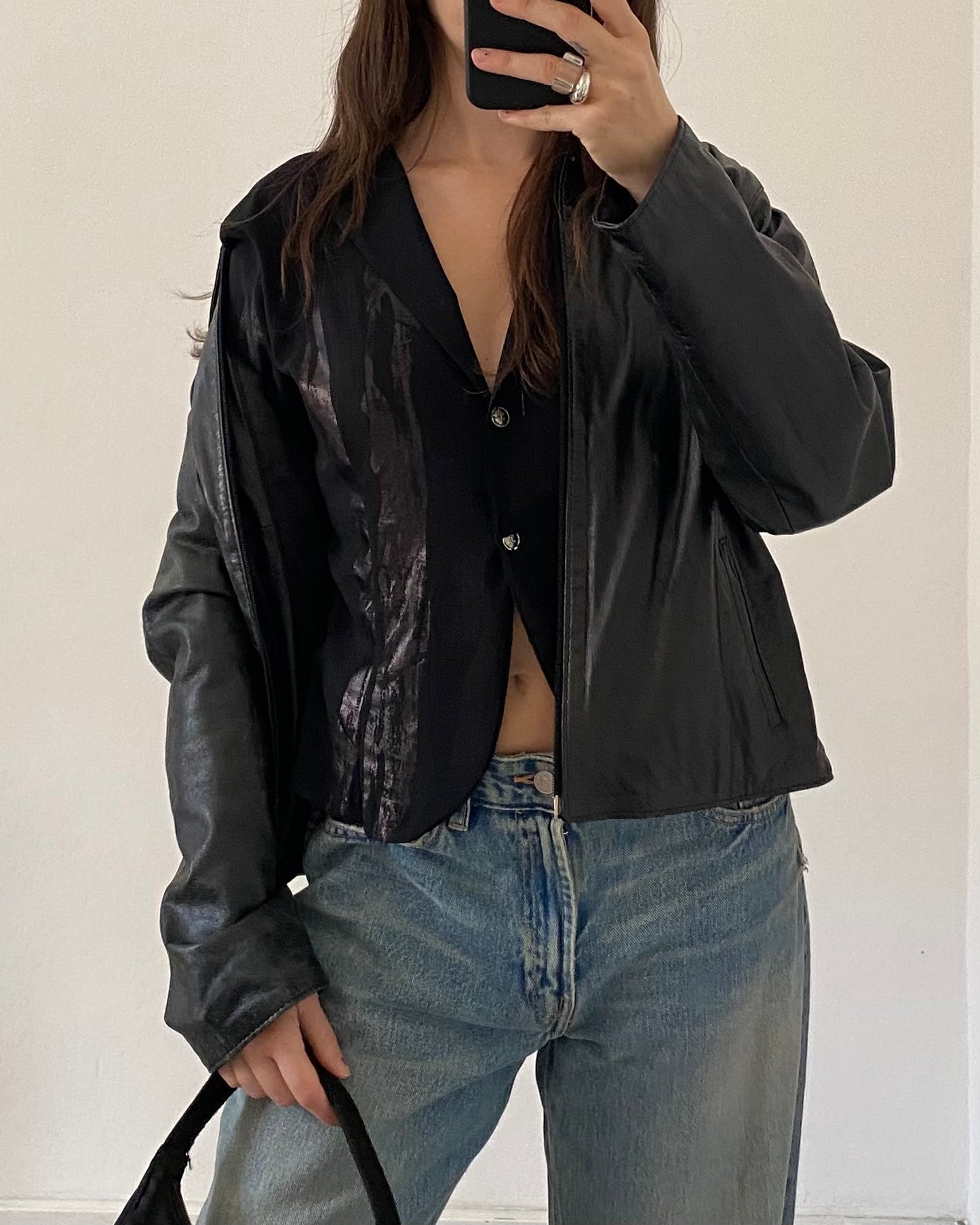 00s sheer blazer top