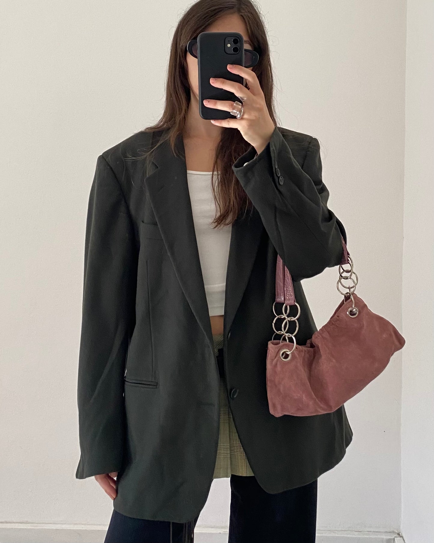 Cashmere and wool blazer