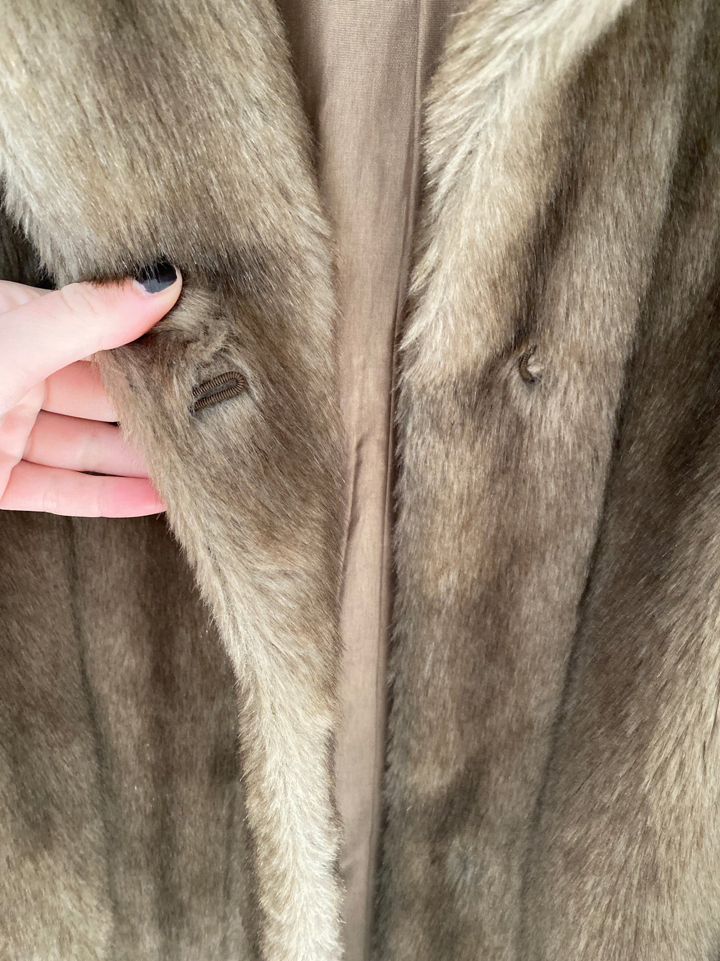 Vintage faux fur