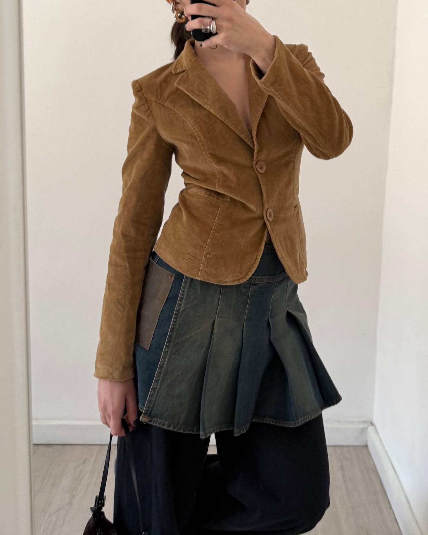 00s slim cord blazer