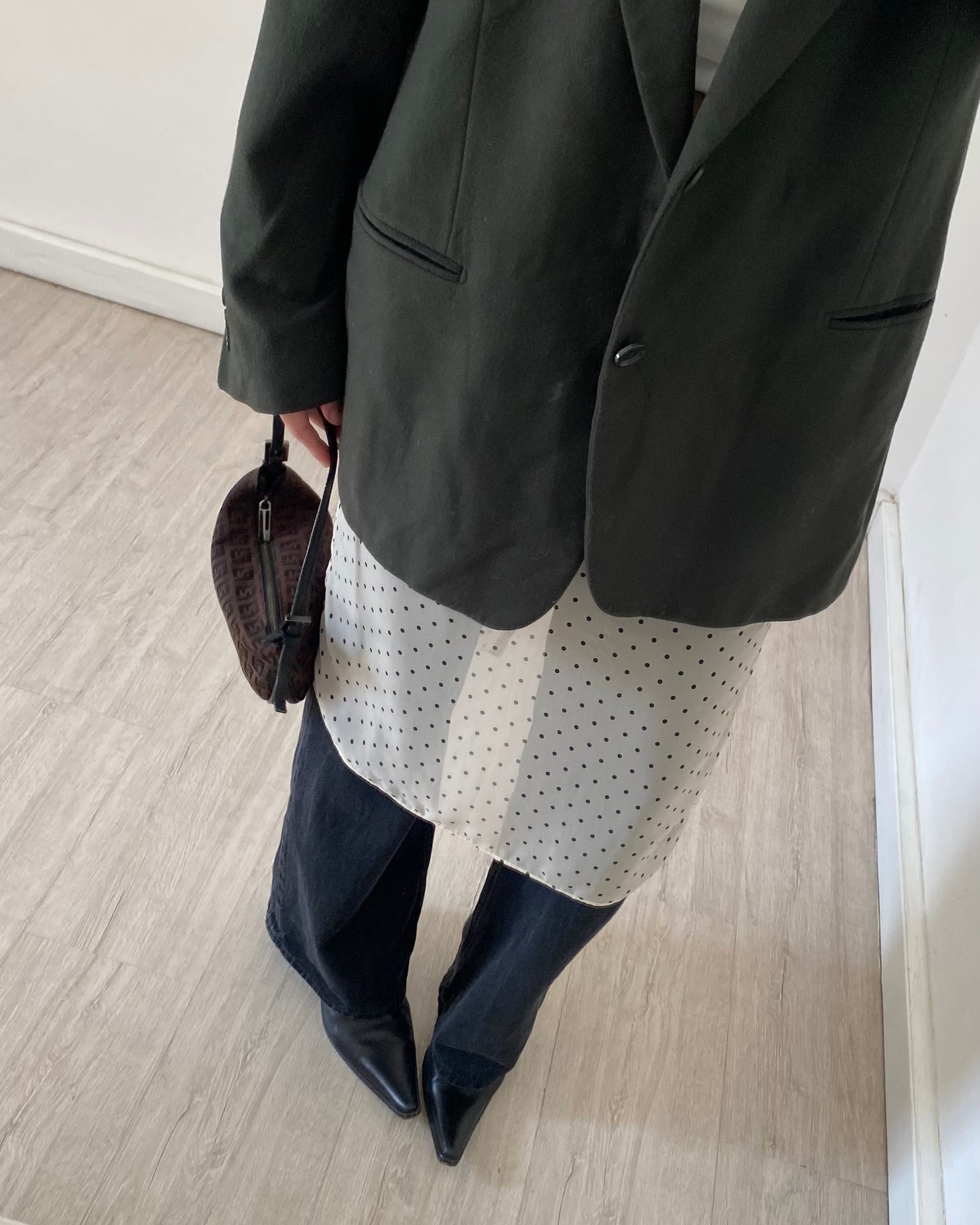 Cashmere and wool blazer