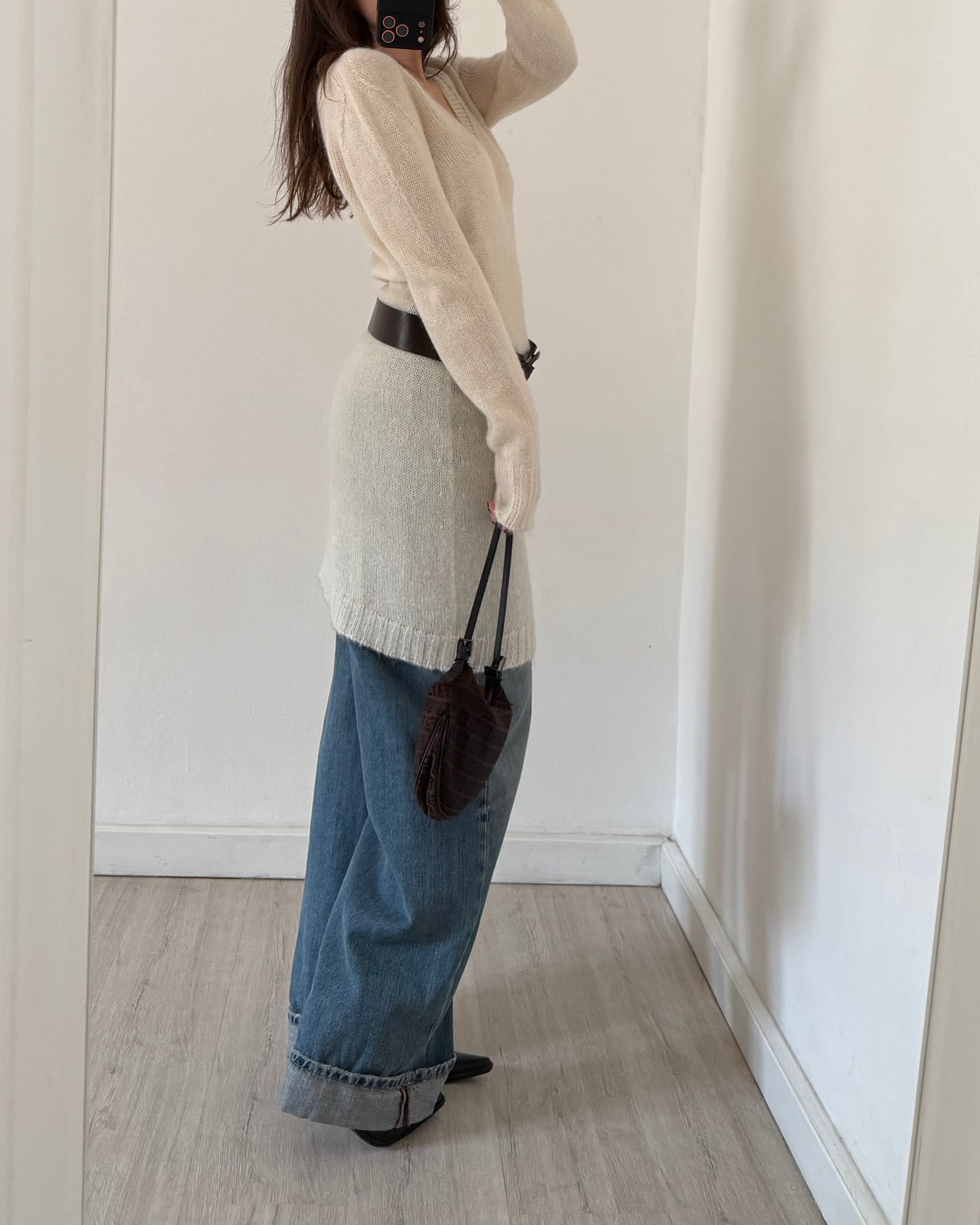 Mohair knit dress