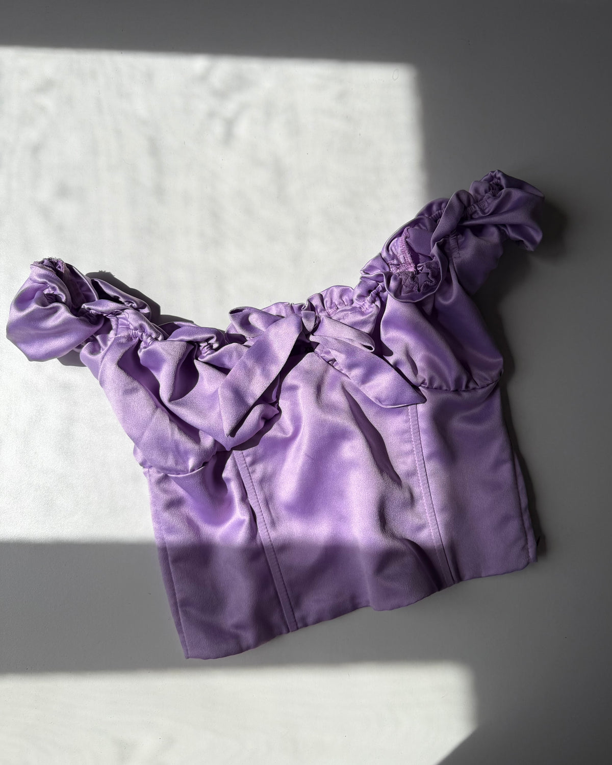 I AM GIA satin top