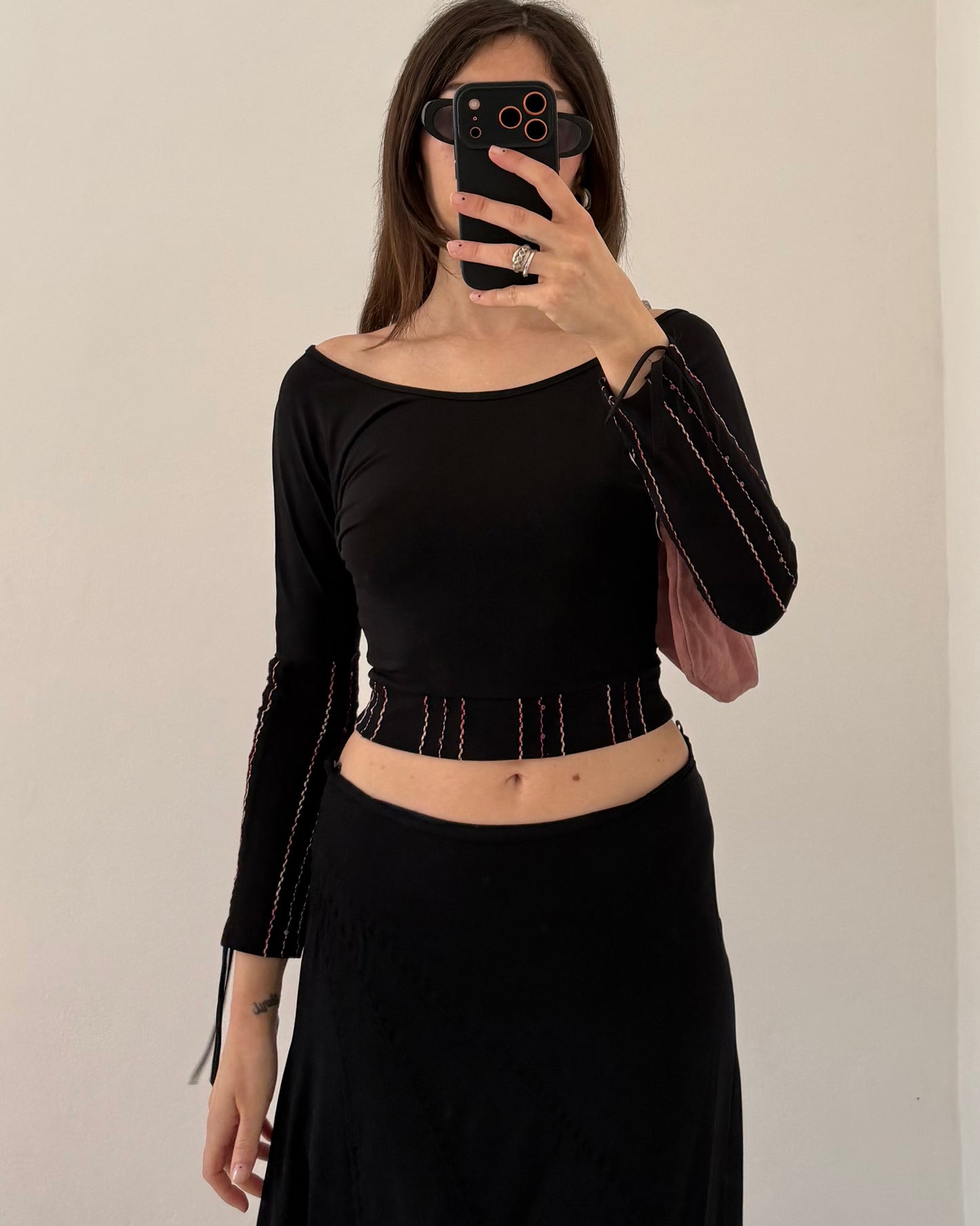 00s embroidered top