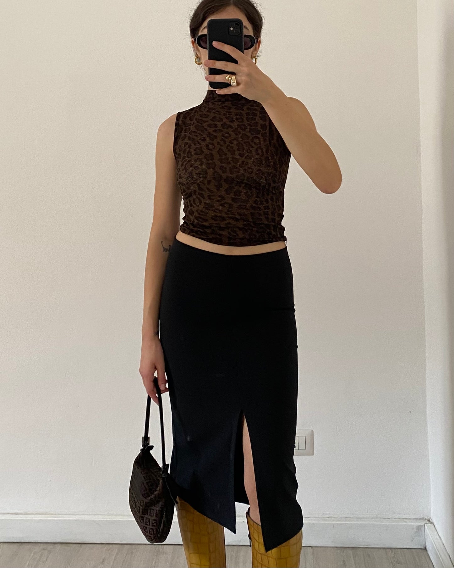 00s double slit skirt
