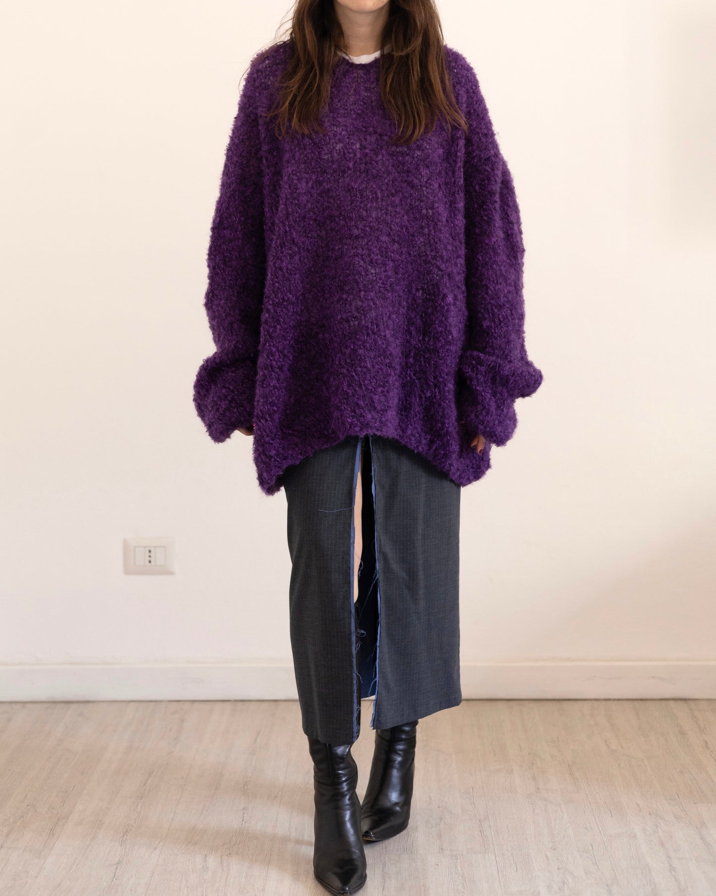 Knit bouclé jumper