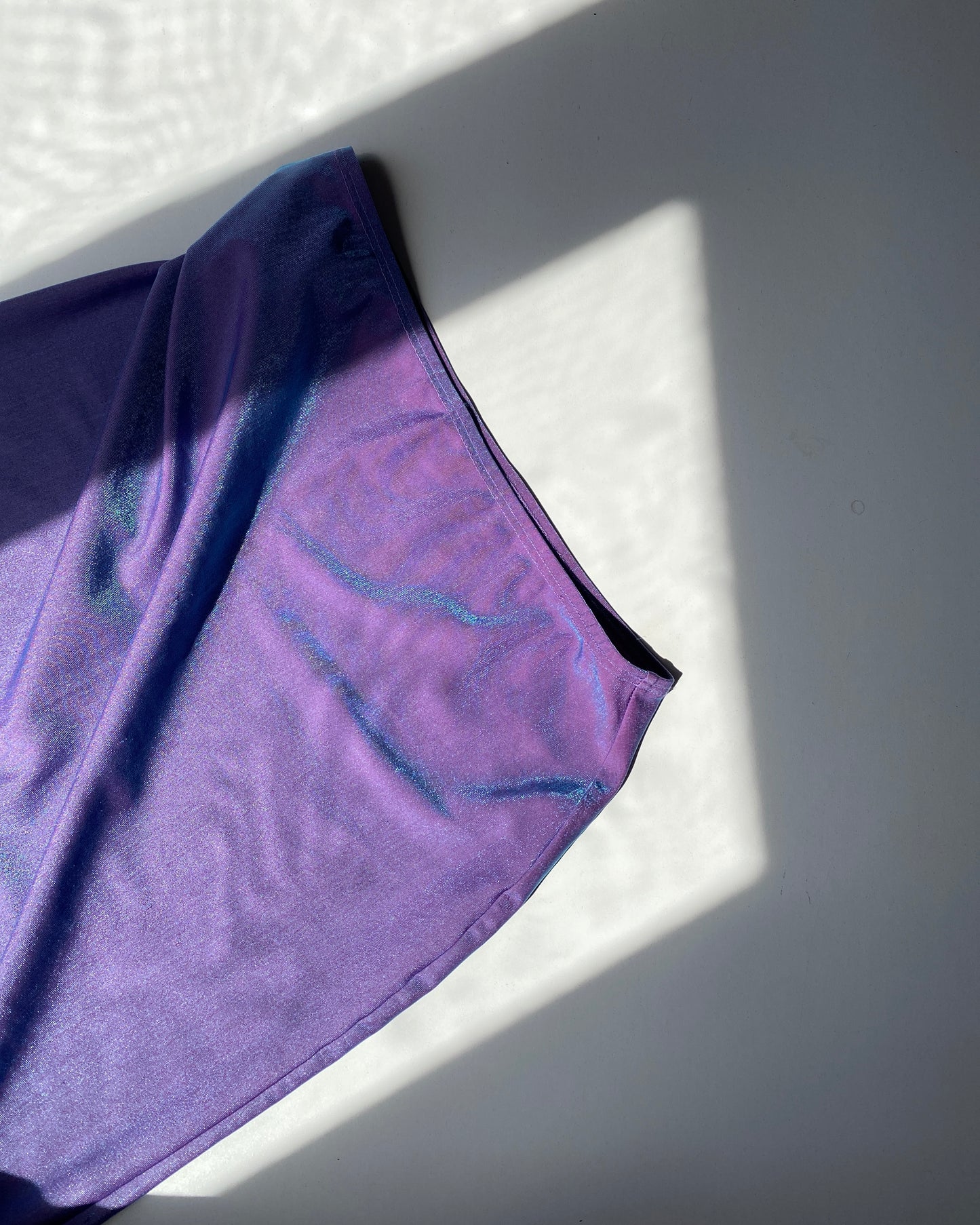 00s iridescent maxi skirt