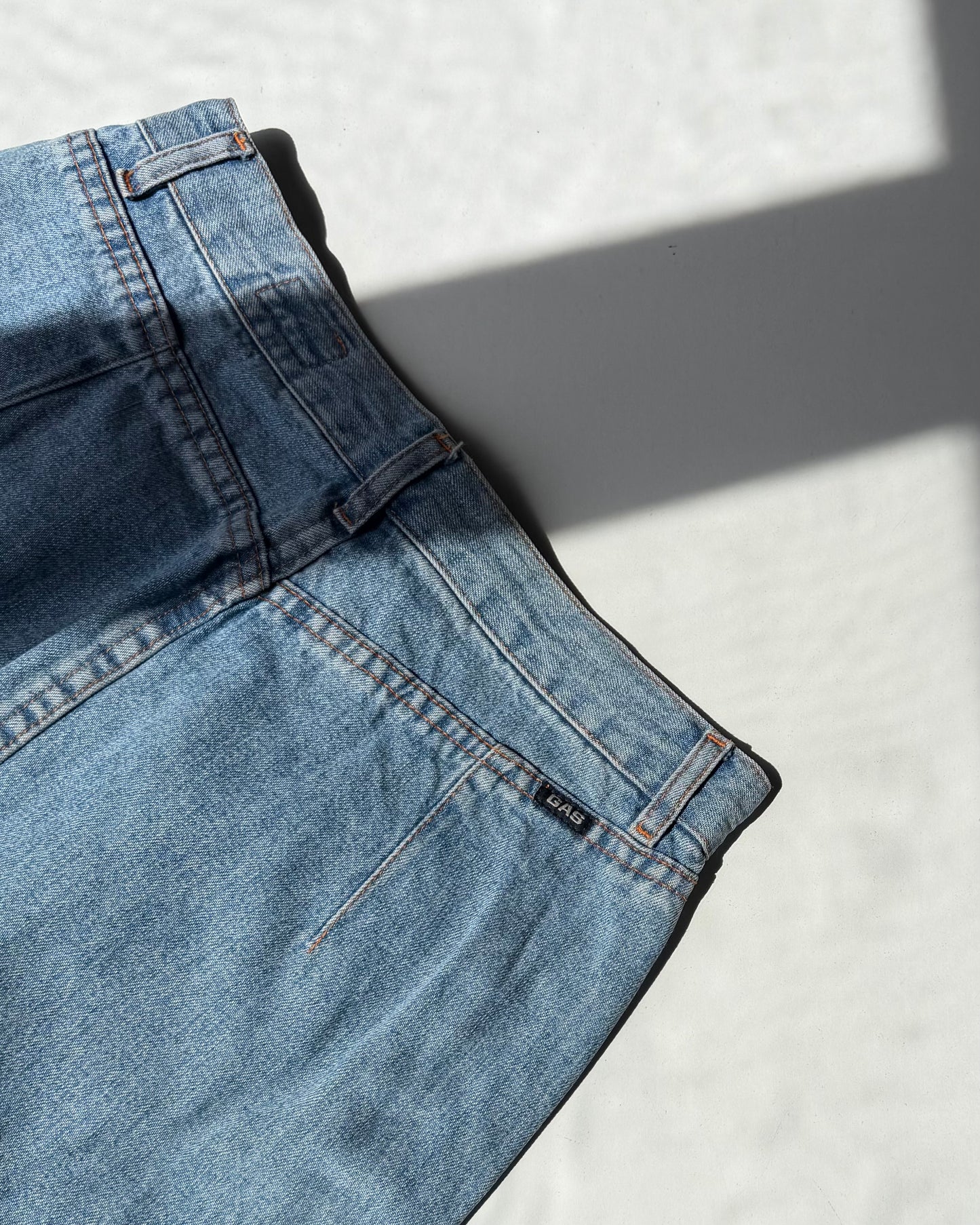 90s Gas longuette denim skirt