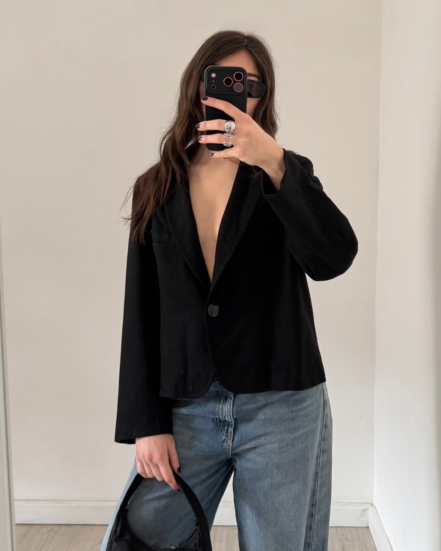 90s cropped blazer