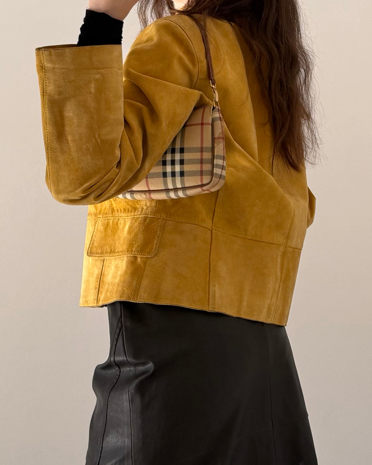 Senape suede jacket
