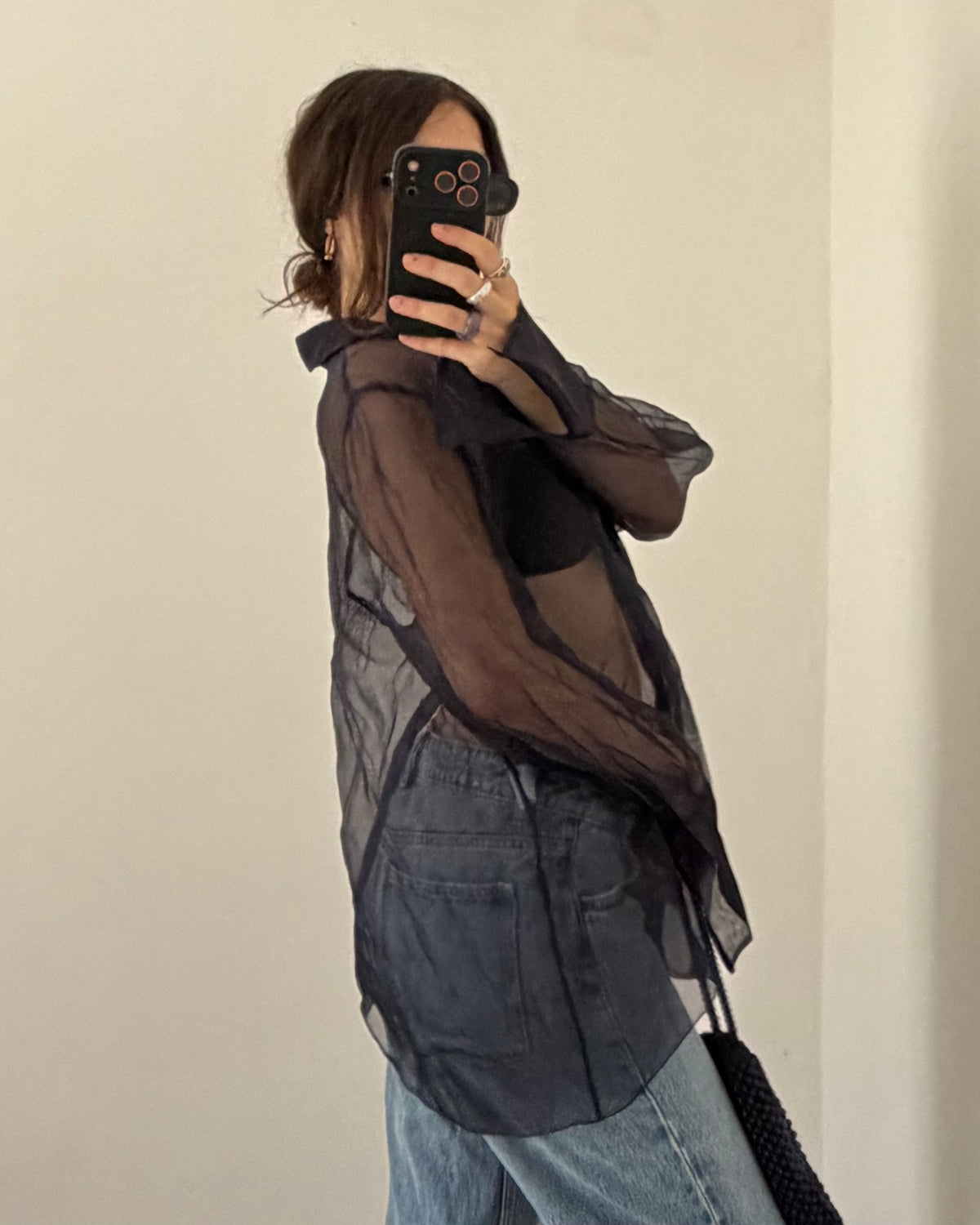 90s silk shirt