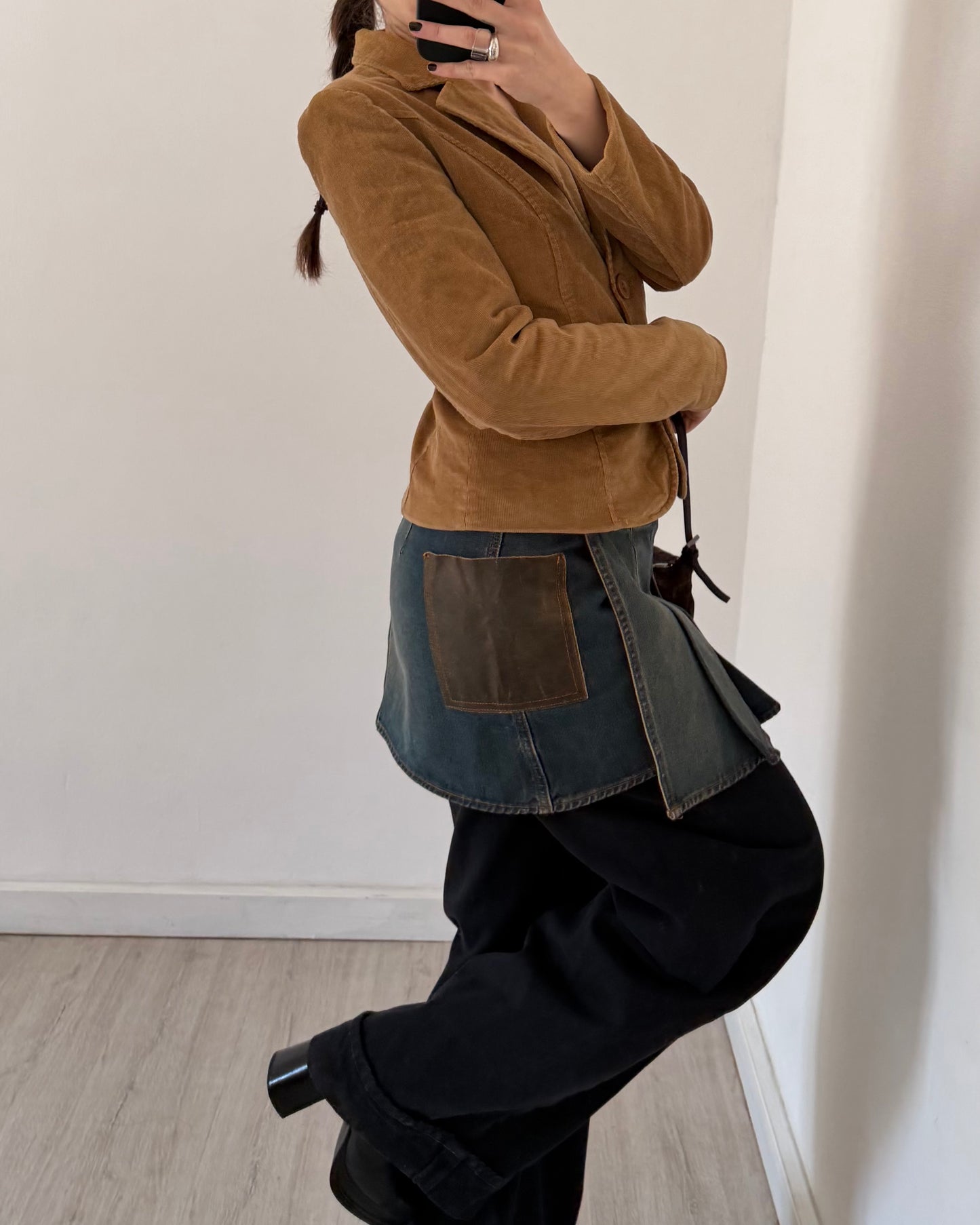 00s slim cord blazer