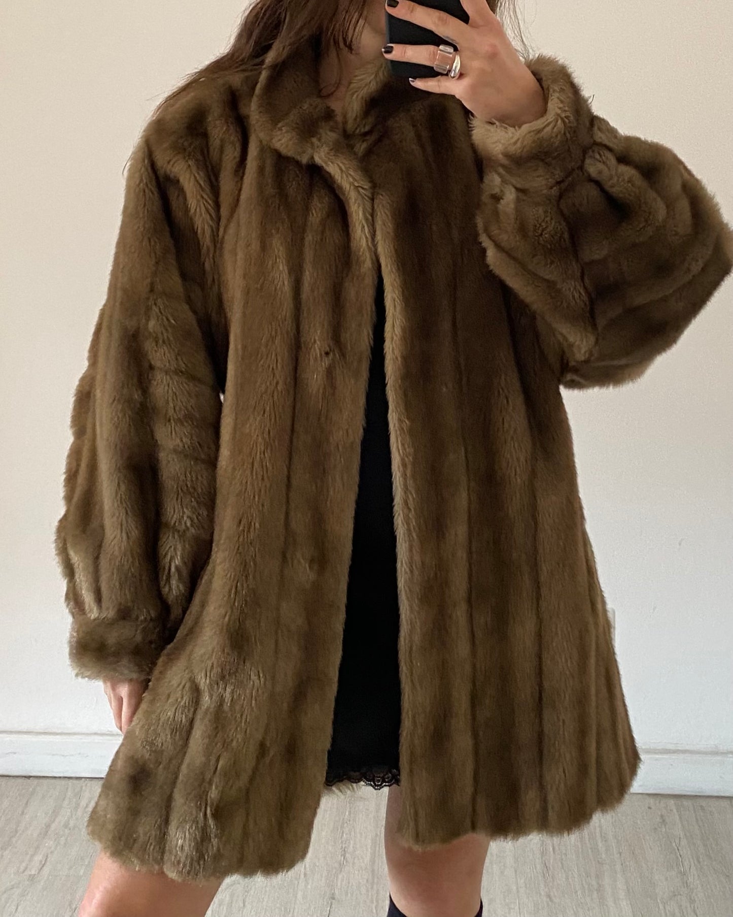 Vintage faux fur