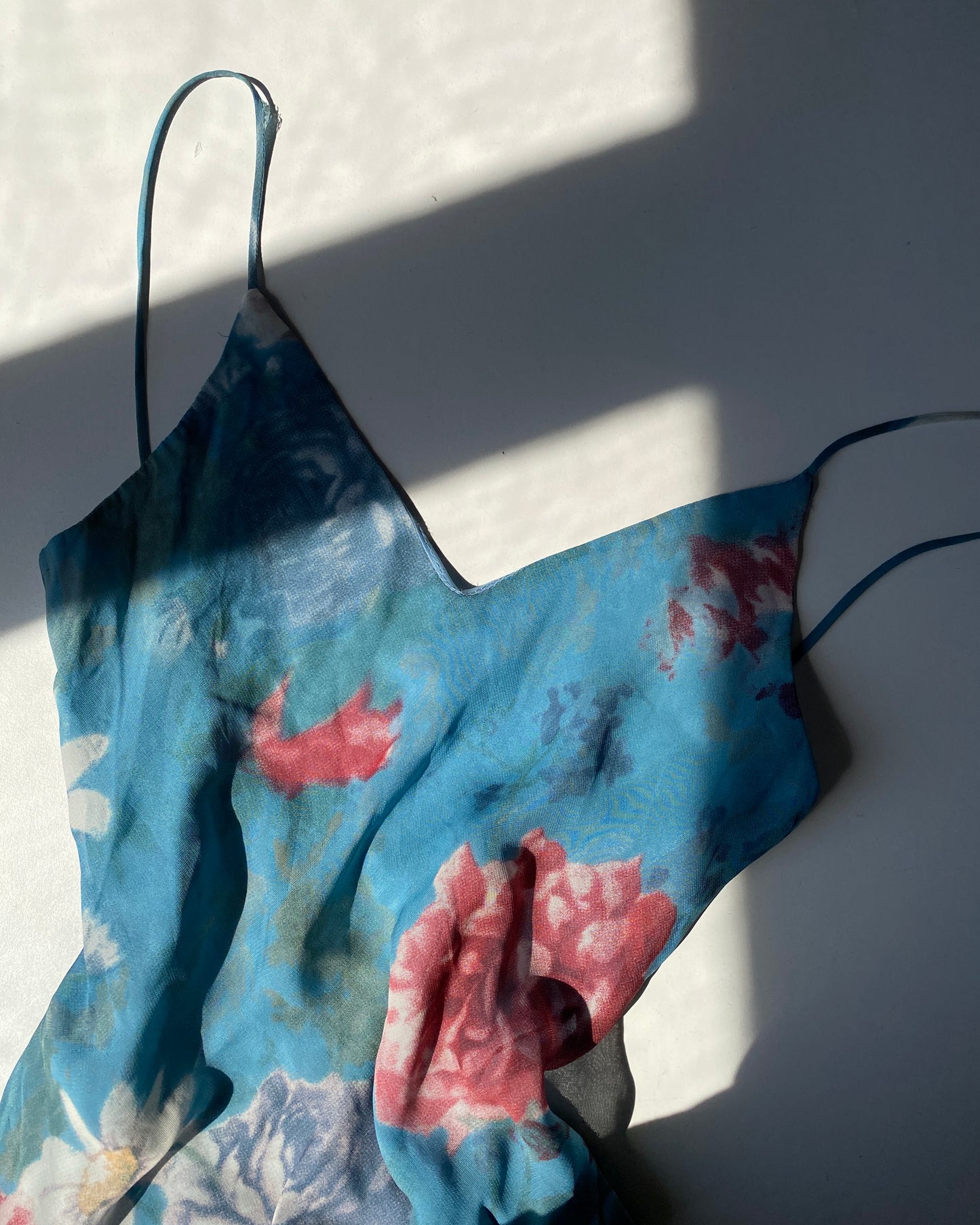 00s floral mini dress