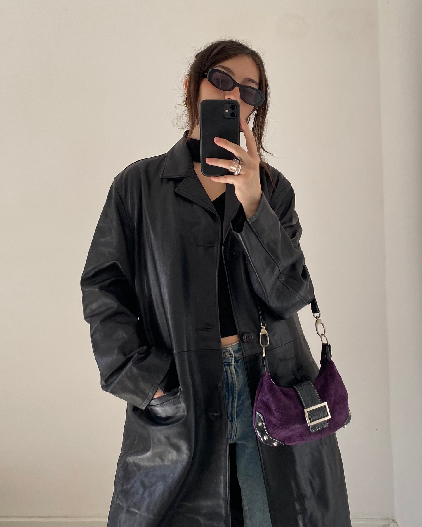 90s leather jacket