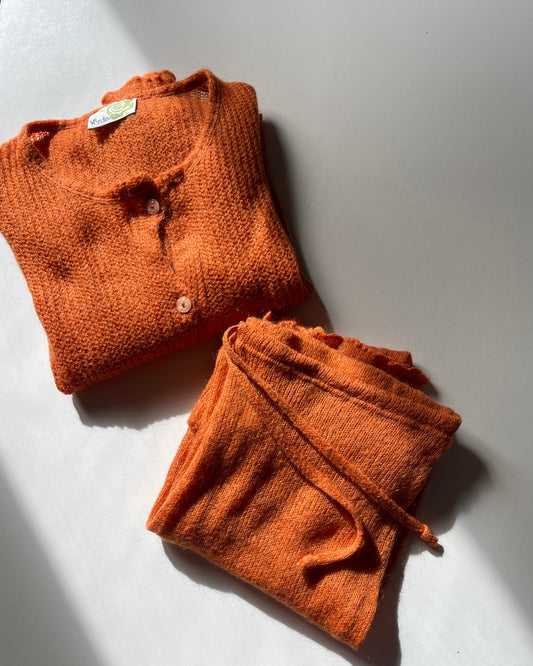 Mohair knit co-ord set