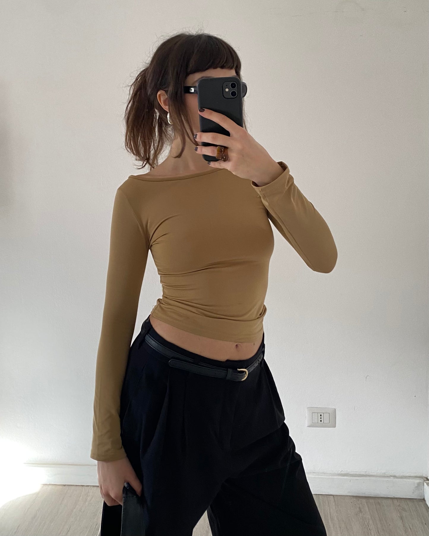 Y2k long sleeves top