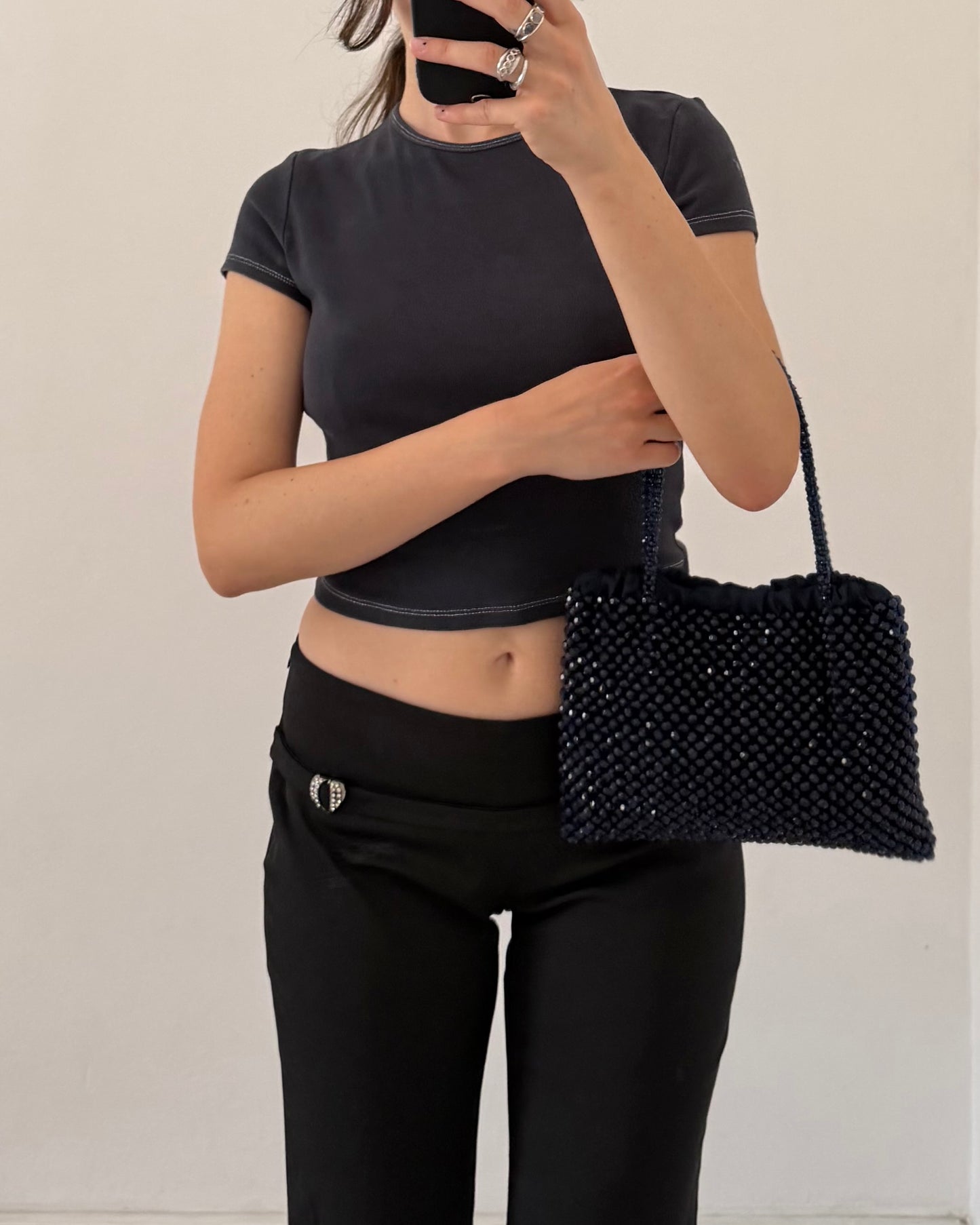 Low rise black flares