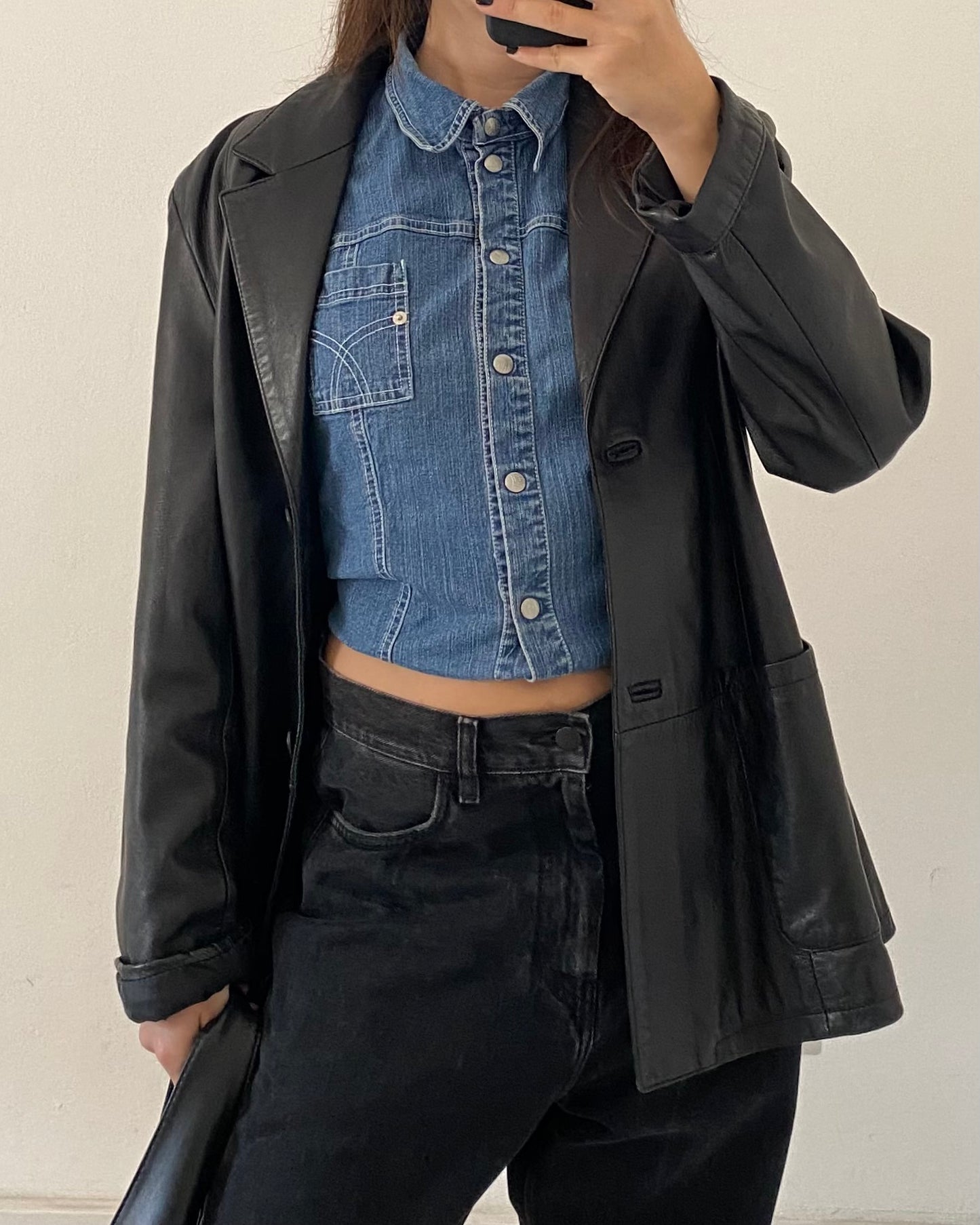 00s denim top